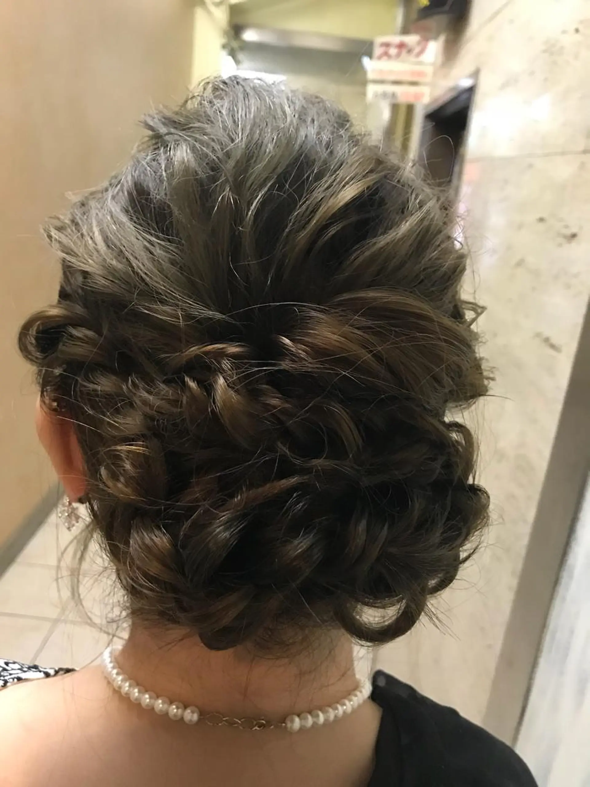 ミディアム ヘアアレンジ TERRACE 福島所属・shi hoのヘアスタイル