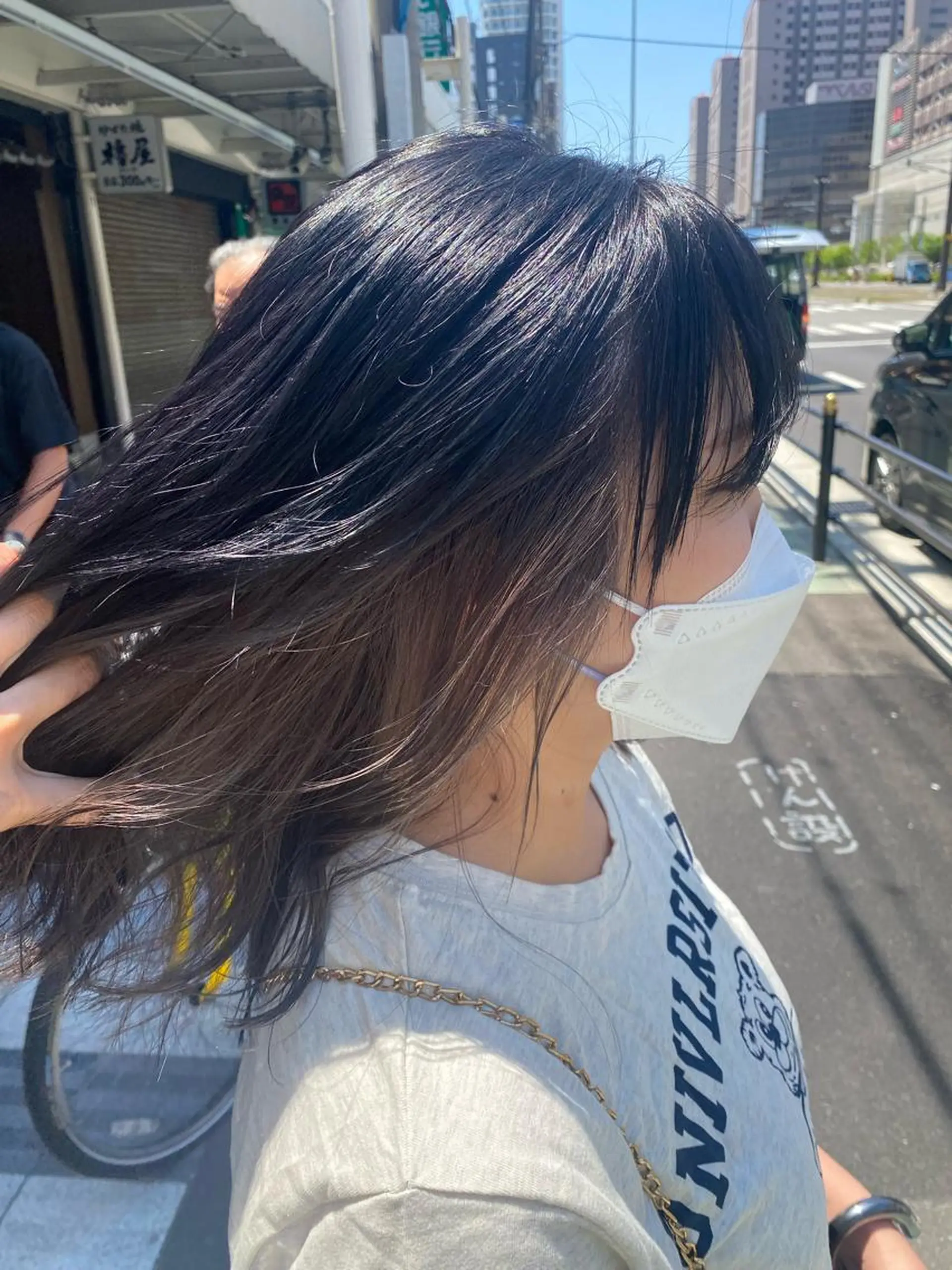 セミロング ヘアカラー ココロ☀️ CLUTCH天王寺店のヘアスタイル