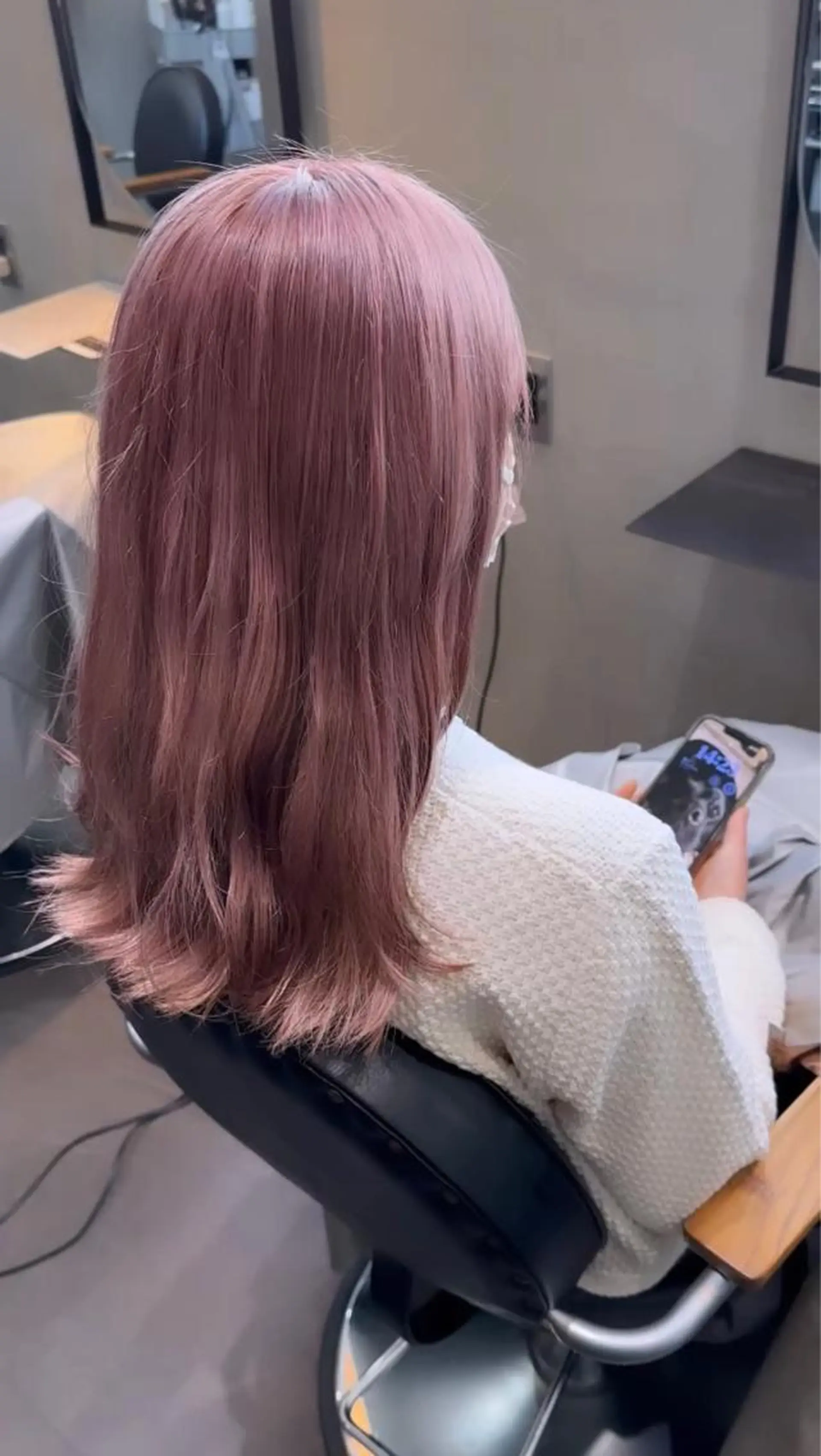 セミロング カラー パーマ ヘアアレンジ メンズ 🍀髪質改善 ケアカラーrootsのヘアスタイル