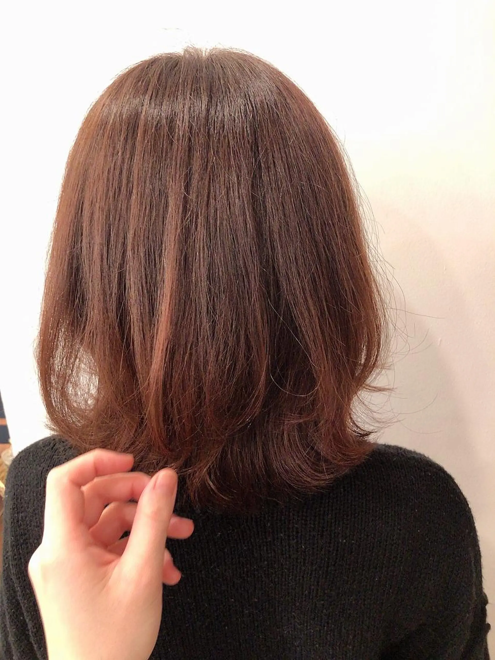 ミディアム カラー カット トリートメント ボブ得意 🤍山内　飛鳥🤍のヘアスタイル