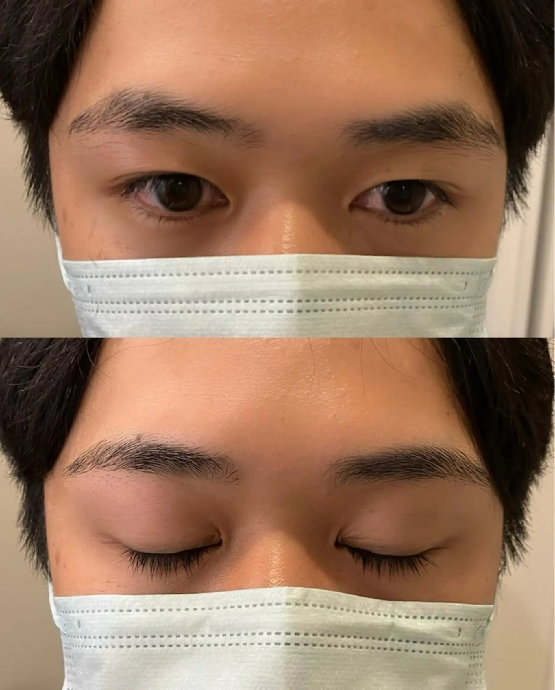 メンズ アイブロウ メンズアイブロウ Hair&Make Nahoのマツエク・マツパデザイン