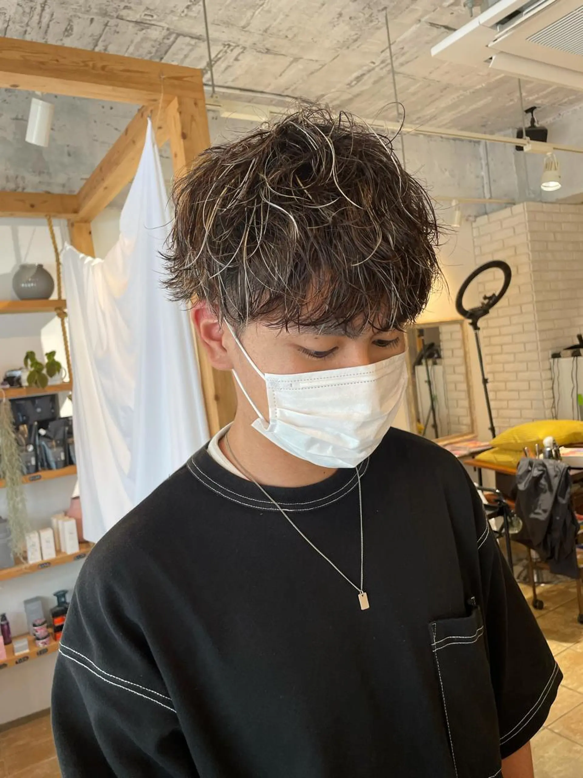 ショート カット ヘアカラー パーマ 渋谷 メンズヘア⭐️ タニグチヨシユキのヘアスタイル