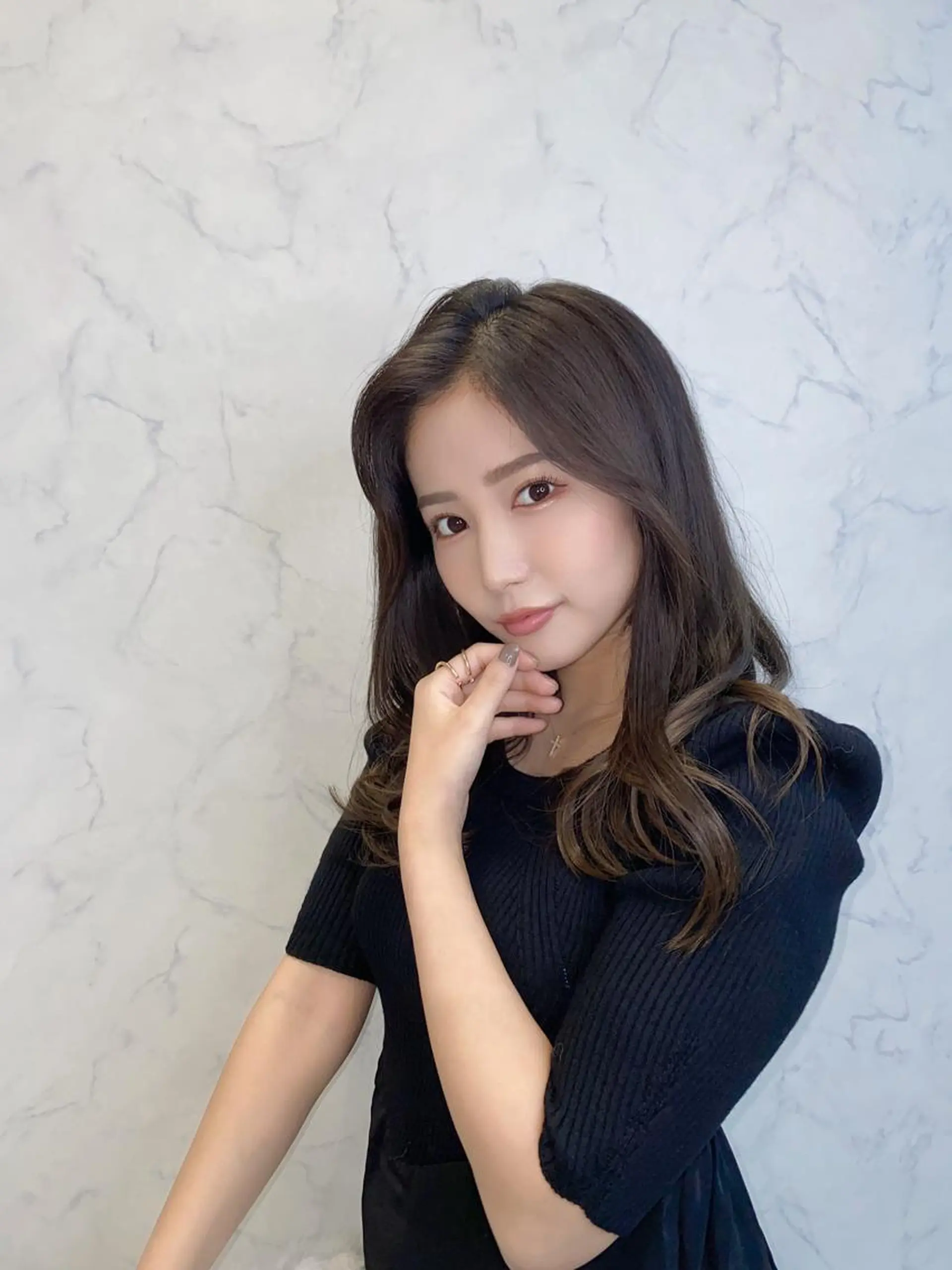 ロング チダアキフミ Ash大森のヘアスタイル