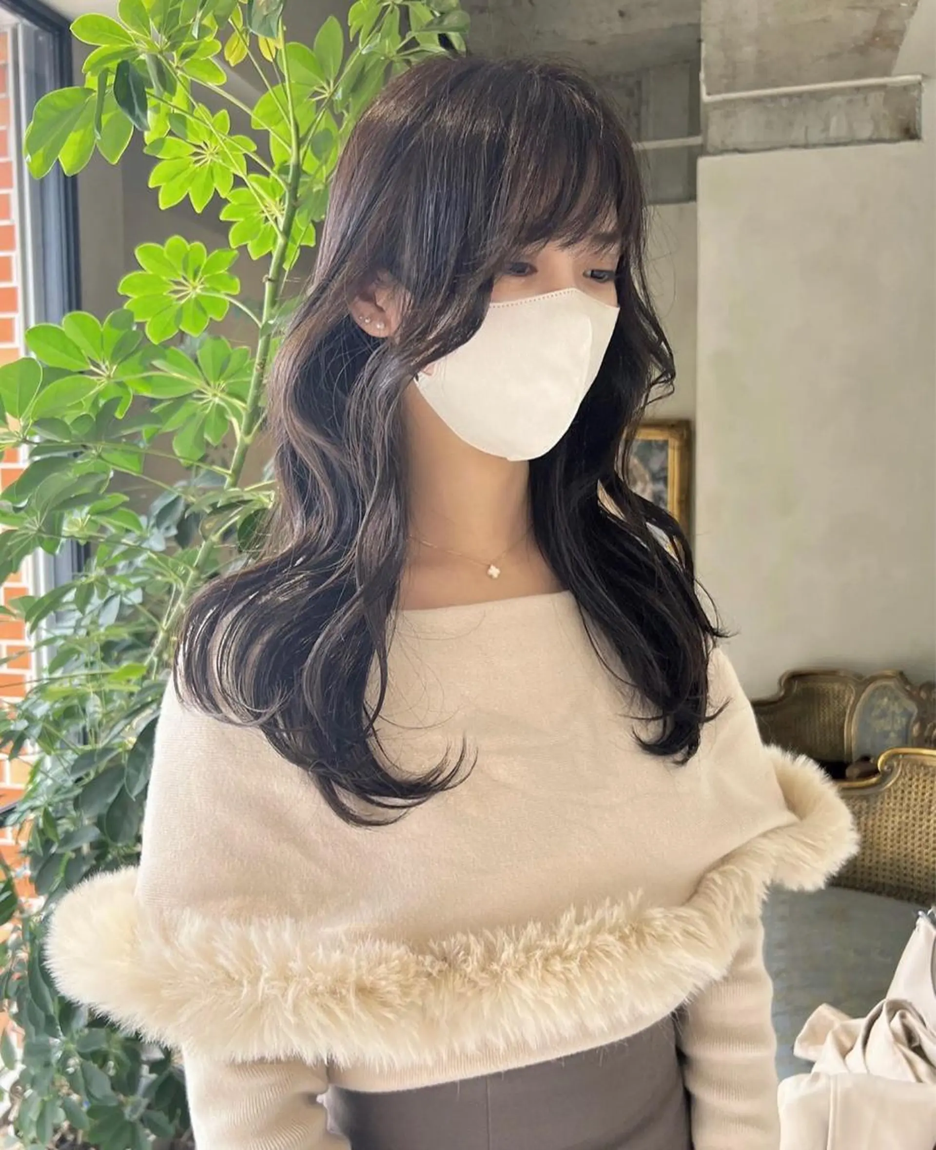 ロング ヘアカラー 梅原 大和のヘアスタイル