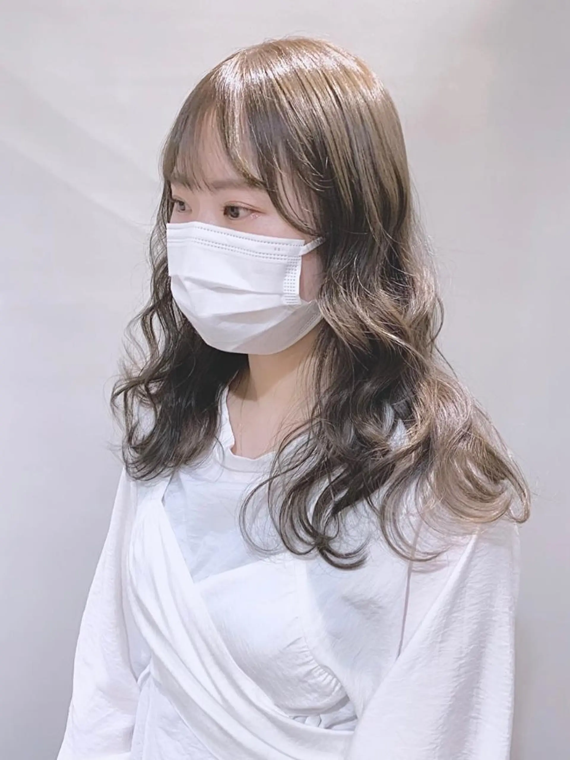 セミロング カラー ヘアアレンジ As hair所属・柔らか垢抜けｶﾗｰと ｶｯﾄ🫧ASUKAのヘアスタイル