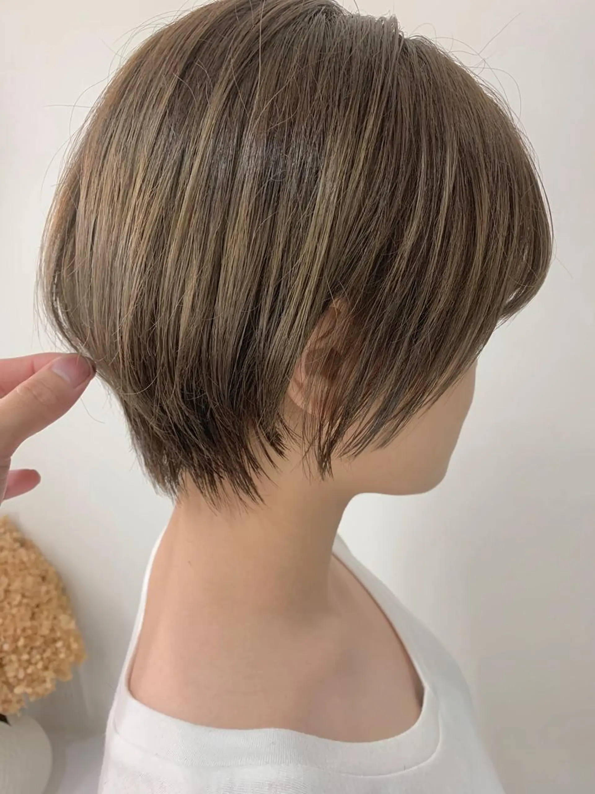 ショート カラー カット ヘアカラー トリートメント 髪質改善will hairdesignのヘアスタイル