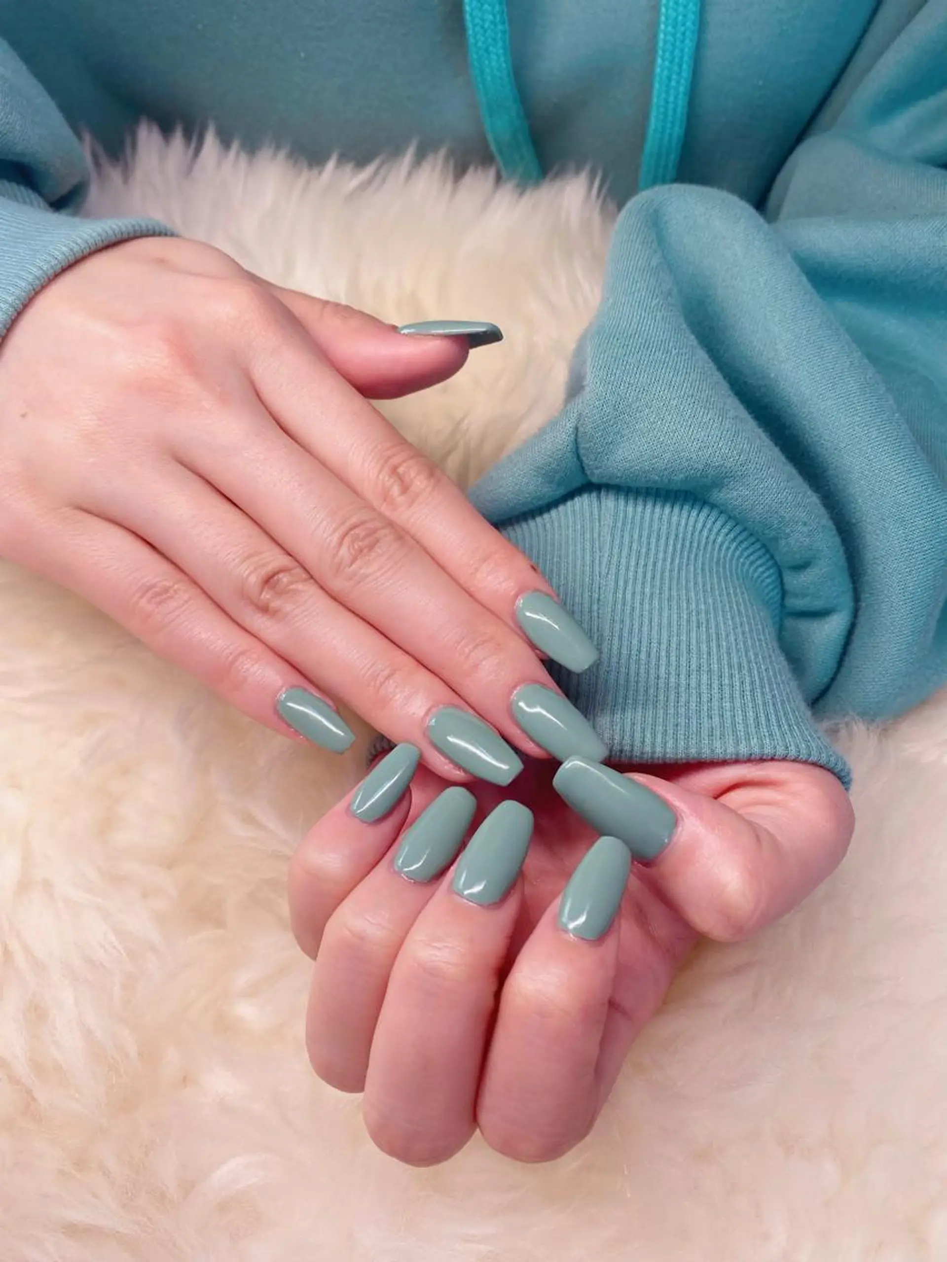 ロング ハンドネイル ハンドケア 💜MIYA nail川崎店のネイルデザイン