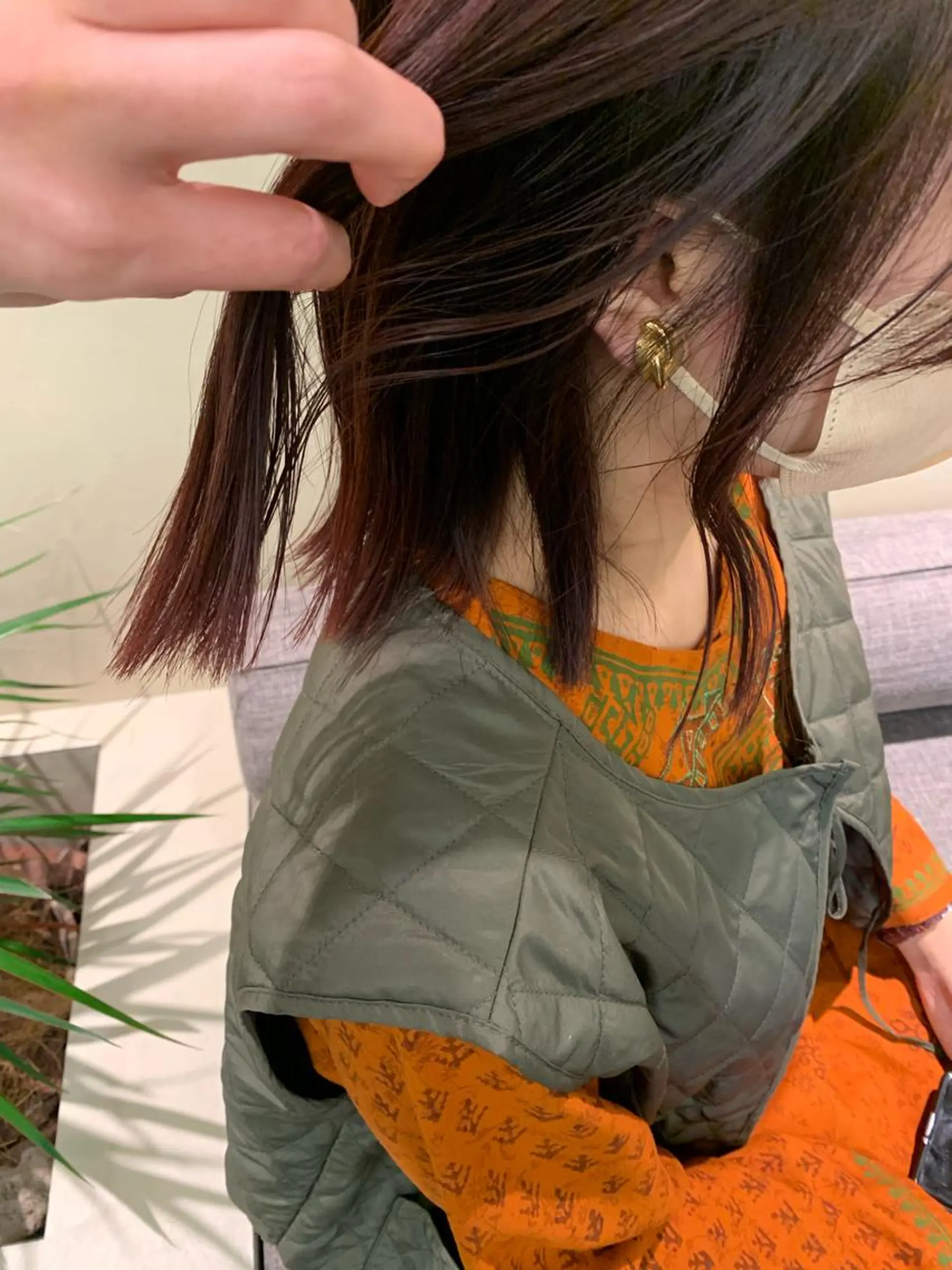 ミディアム カラー ブラウンカラー yupi🐈‍⬛ レイヤー/パーマのヘアスタイル