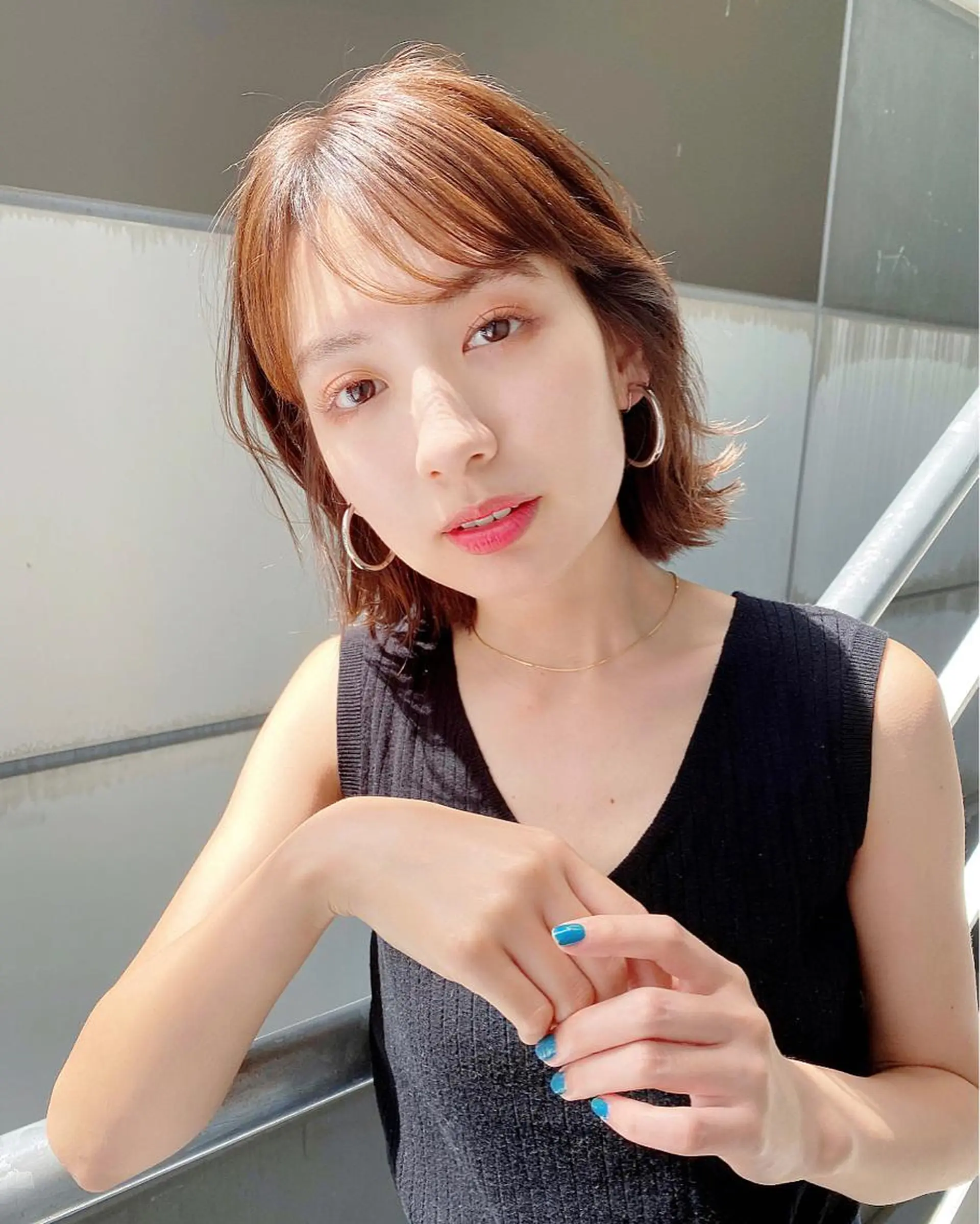 ショート カラー ボブ、ミディアム得意 🤍Emmy🤍のヘアスタイル