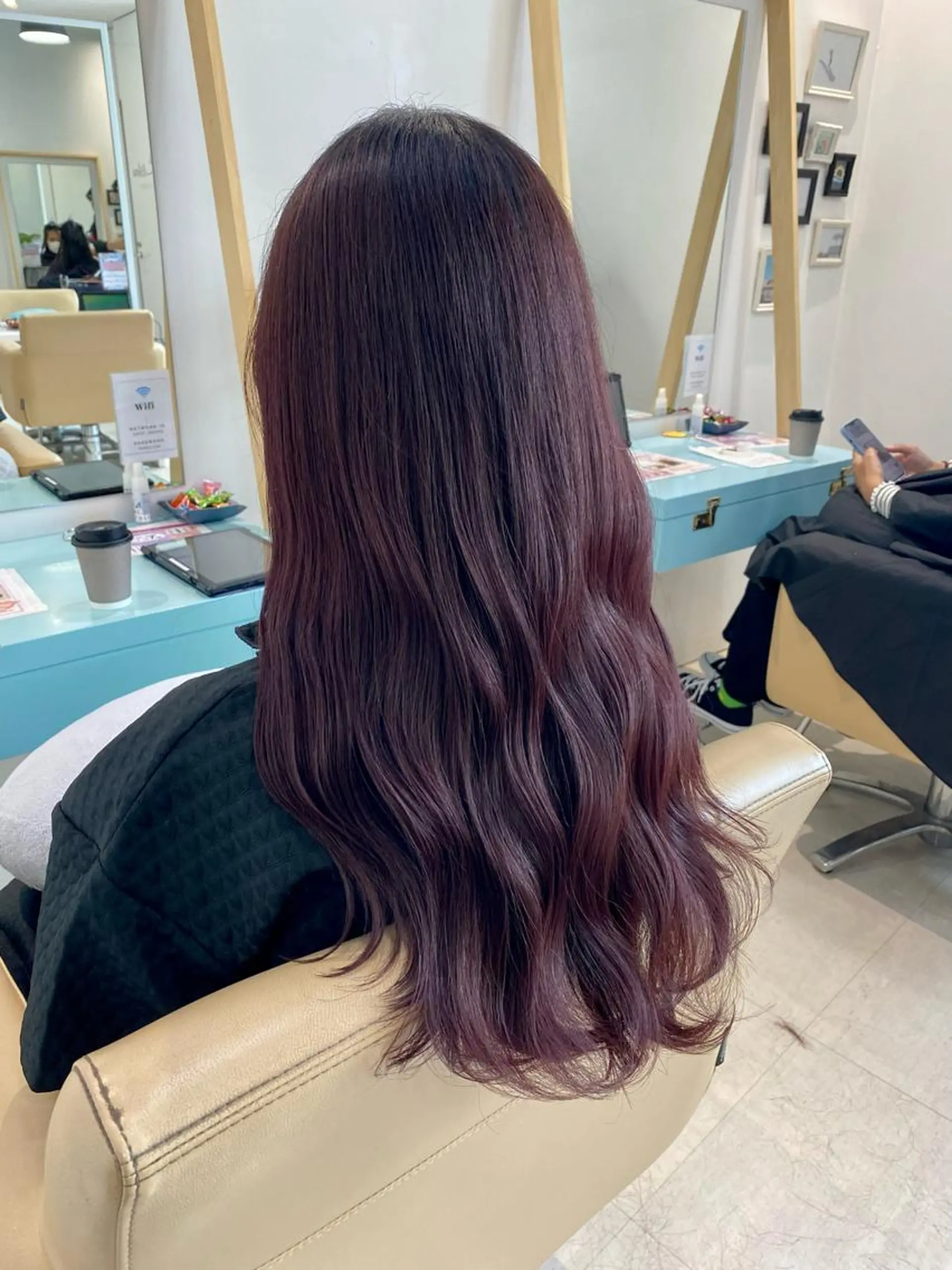 セミロング ヘアカラー トリートメント 荒木 たけるのヘアスタイル