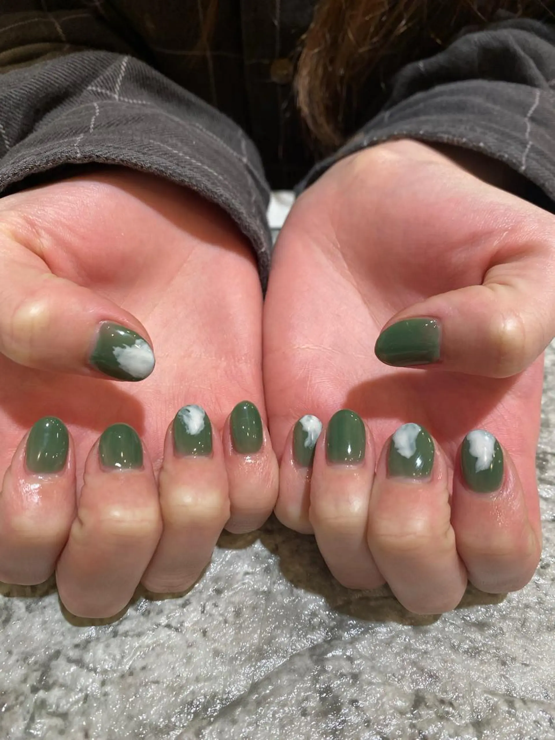 ネイル アートネイル ニュアンスネイル ハンドネイル 鈴木 優菜のネイルデザイン