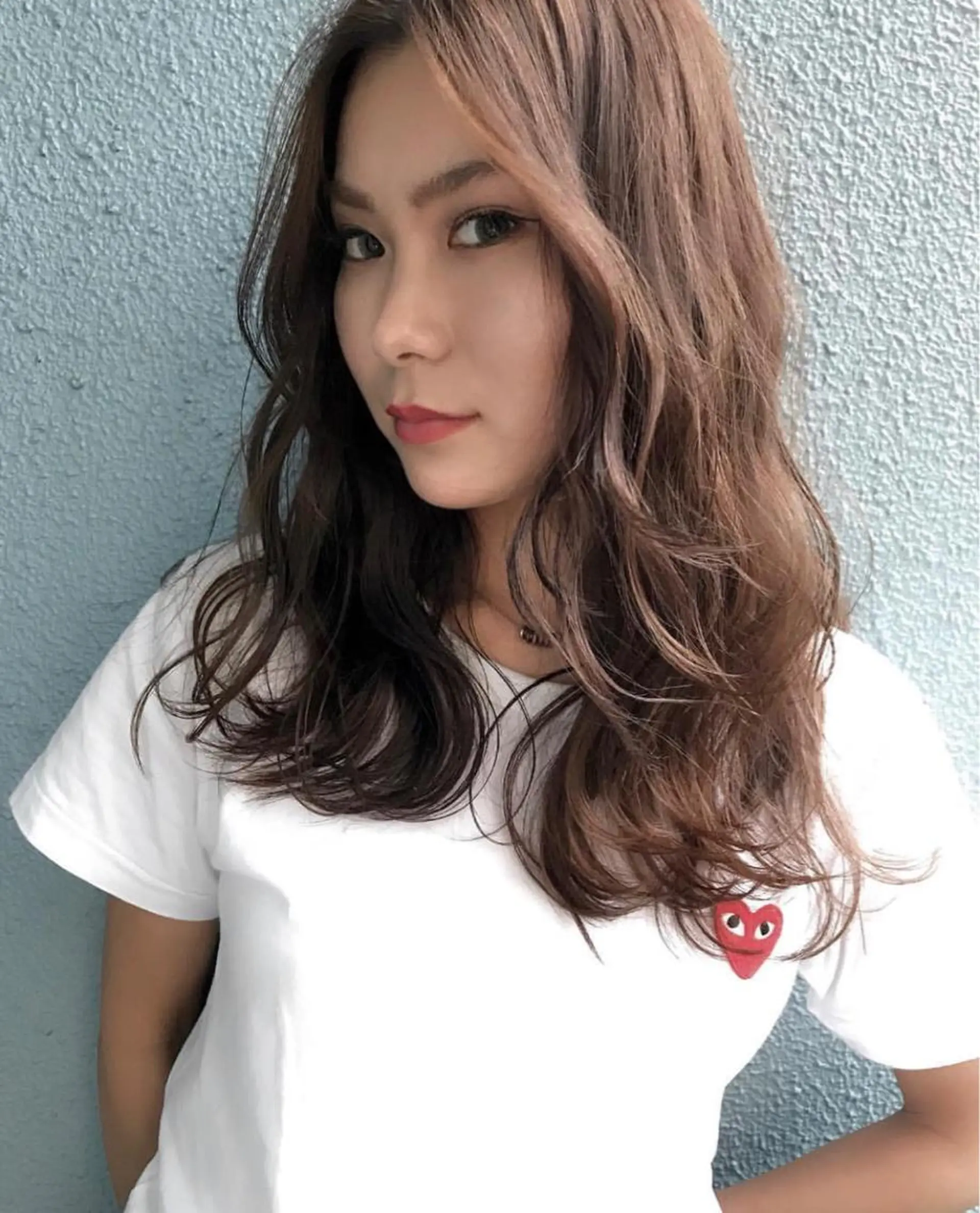 ロング カラー パーマ ヘアアレンジ メンズ キッズ ネイル マツエク・マツパ ショコラグレージュ 透明感カラー グレージュ 古賀 侑磨のヘアスタイル