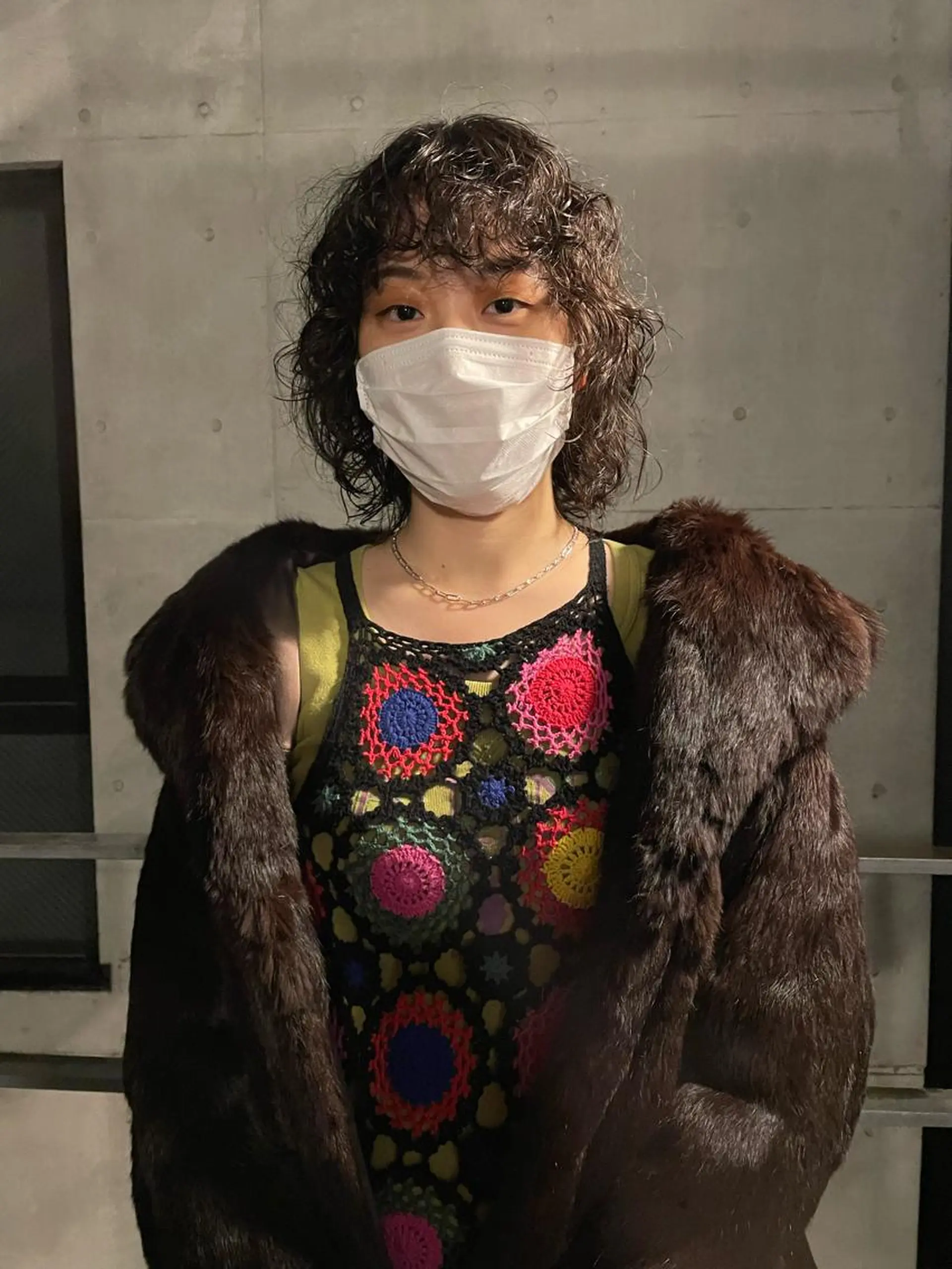 ショート パーマ yumeka🩶ボブ 暖色/透け感カラーのヘアスタイル