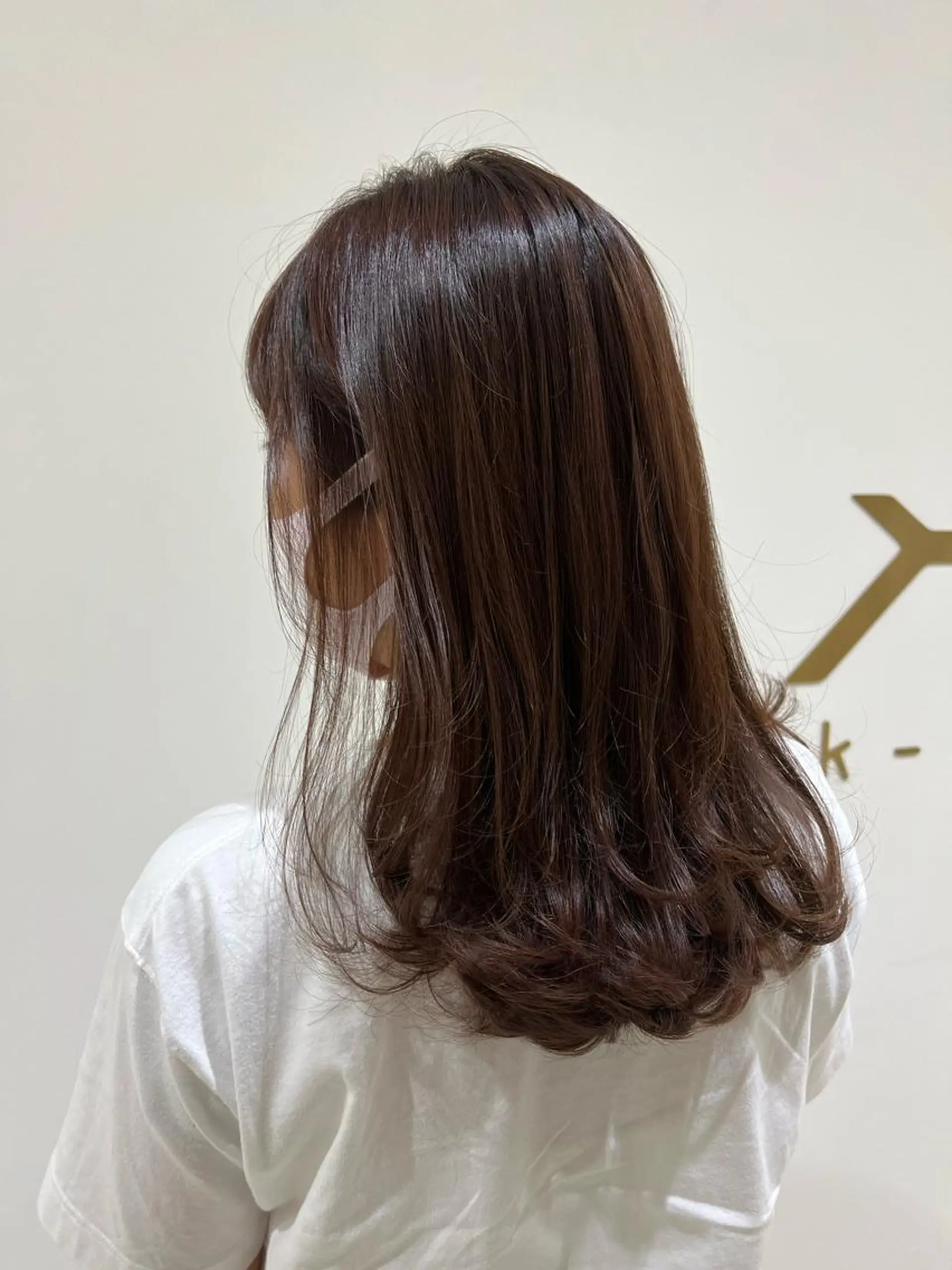 セミロング カラー 💎K-two名古屋 安田ちづる💎のヘアスタイル