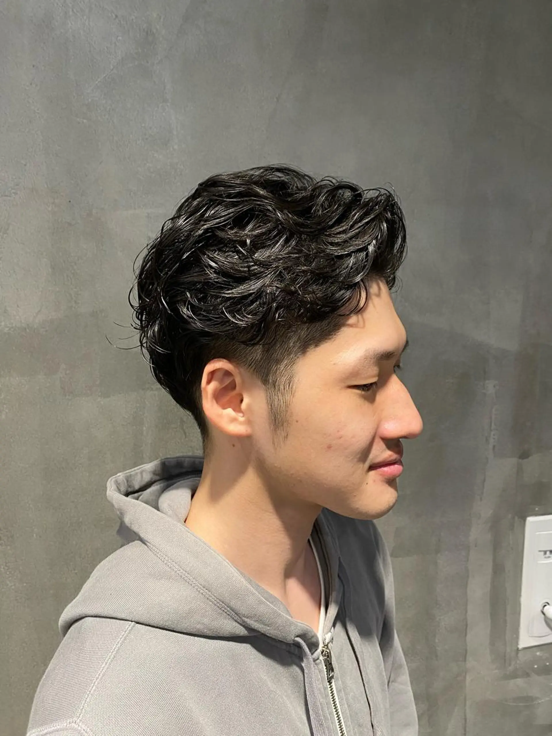 ショート パーマ メンズ Agu hair lore沼館店所属・八戸パーマ/メンズパ ーマ/シンゴ。のヘアスタイル