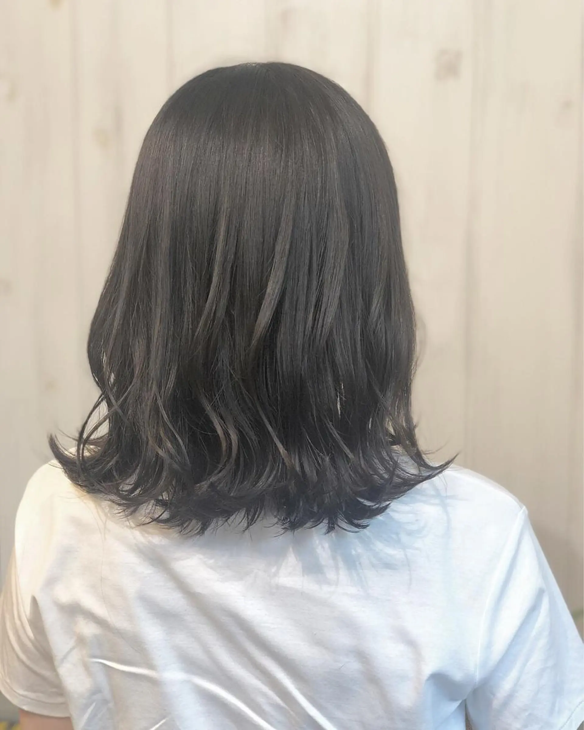 ミディアム カラー キッズ 透明感カラー 縮毛矯正⭐️ TAKAHIROのヘアスタイル