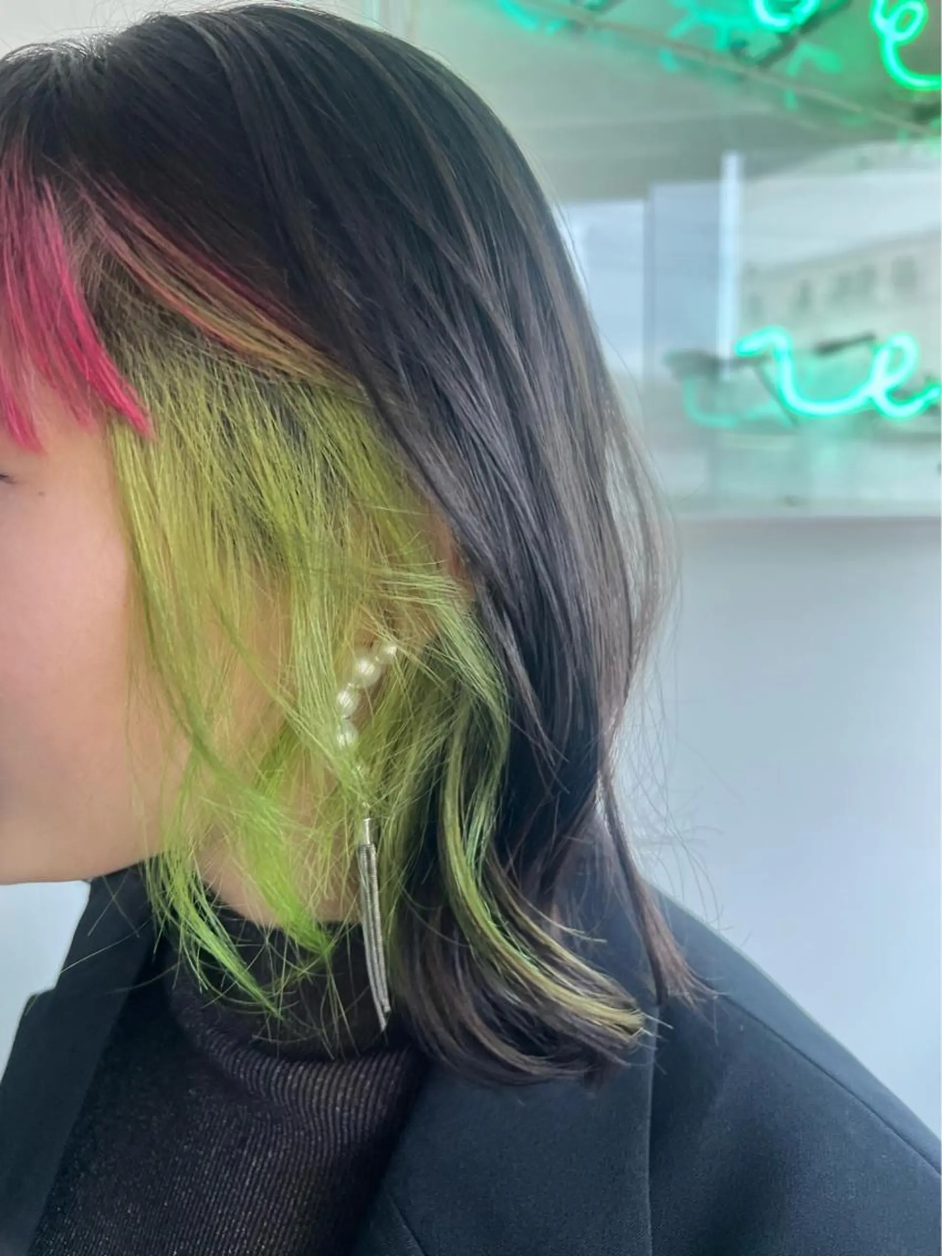 ショート カラー ロカリタ　河原町三条所属・🌐👽フクイ キララ🌎💎のヘアスタイル