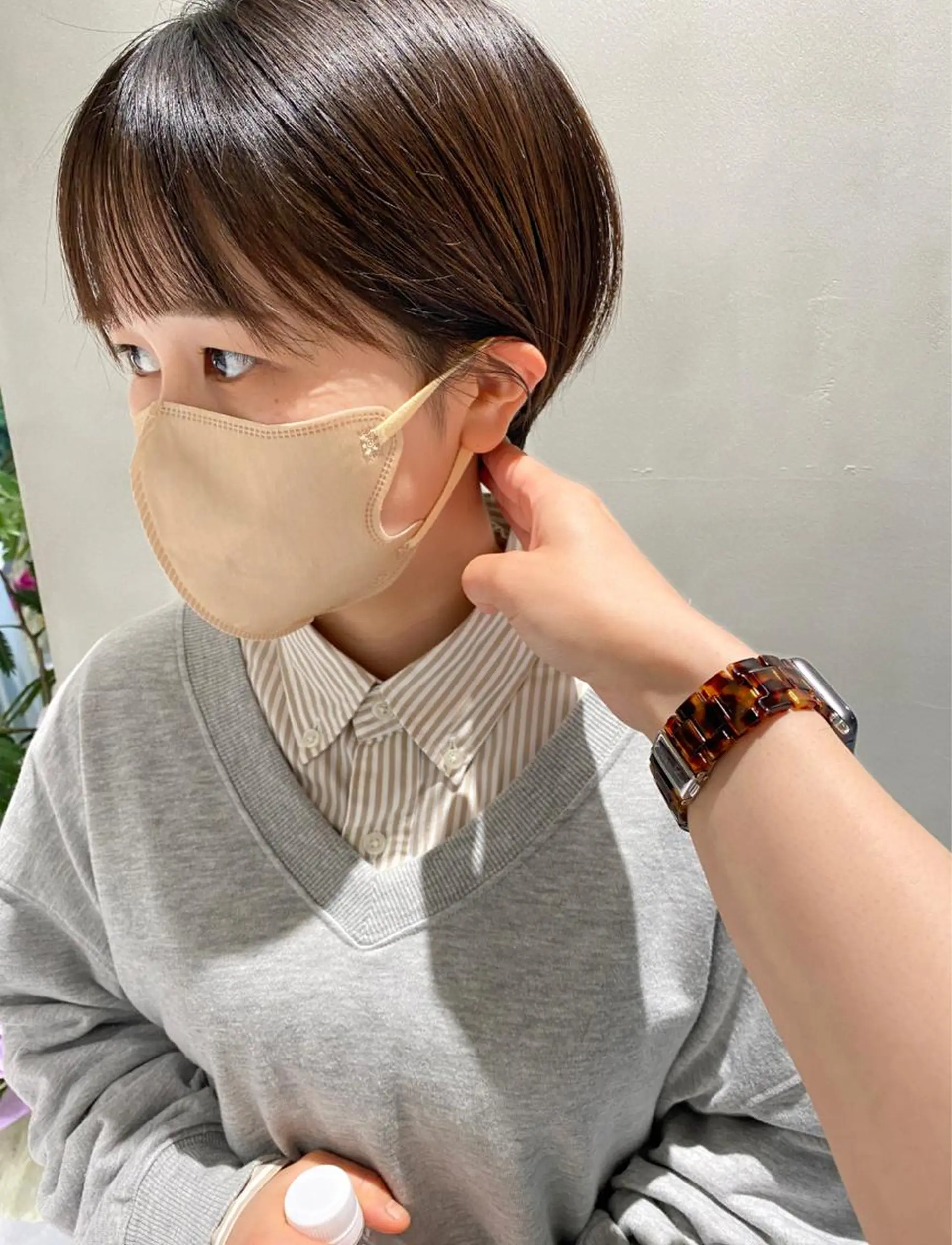 ショート カラー ヘアアレンジ stylist/蛯谷 珠里のヘアスタイル