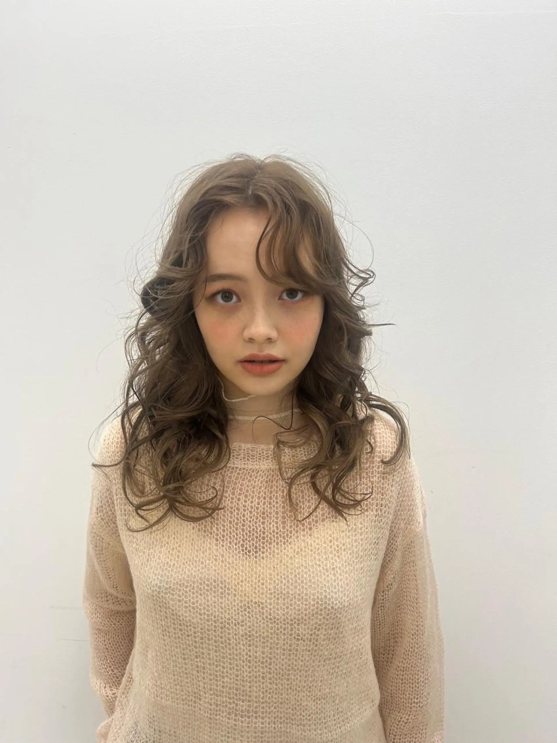 ロング カラー ミディアムヘア Chifumiのヘアスタイル