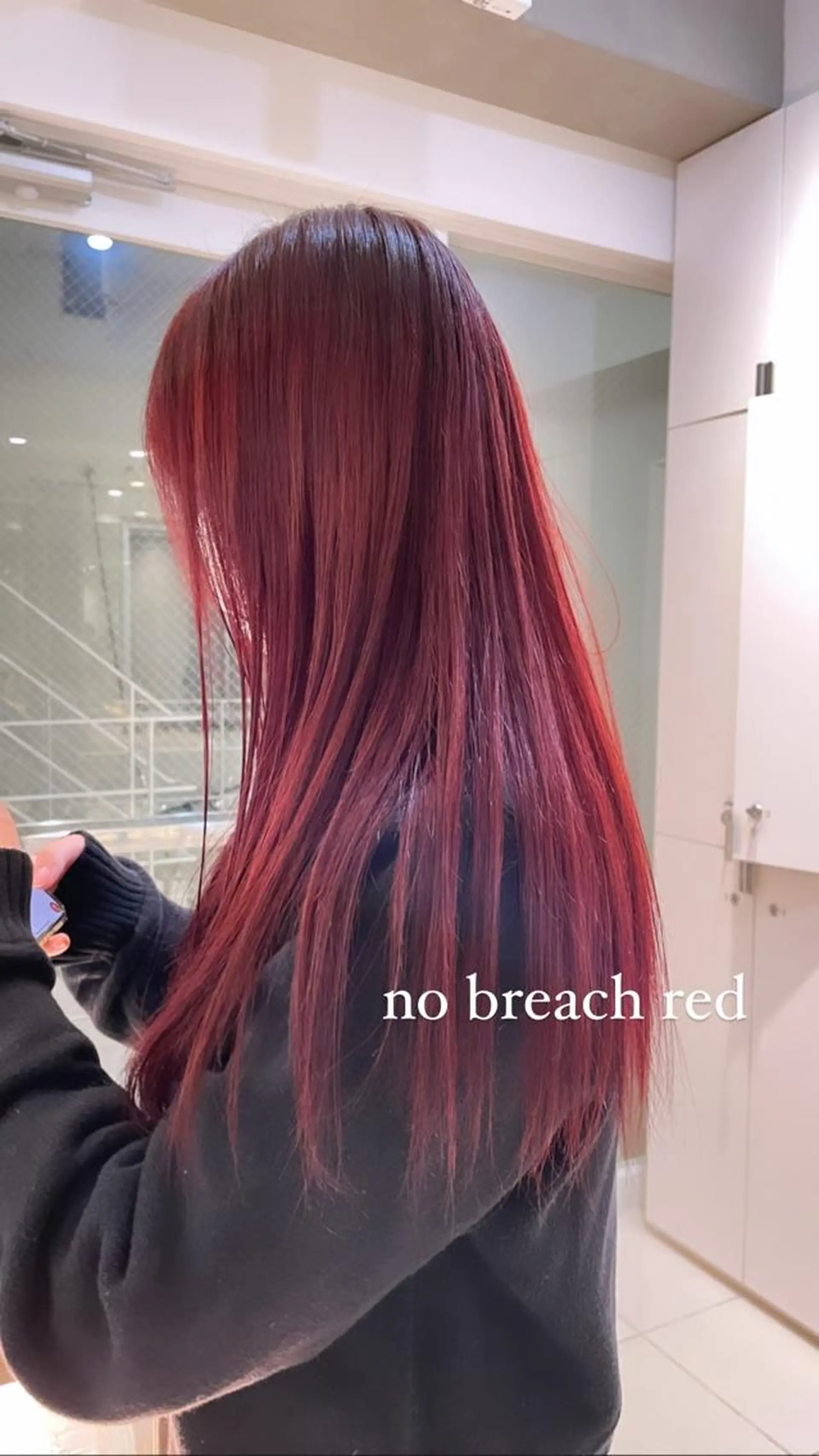 ロング カラー ヘアアレンジ ブリーチ ダブルカラー ブリーチなしカラー レッドカラー カット ヘアカラー トリートメント ヘアセット topstylist 🖤川辺晴加🖤のヘアスタイル