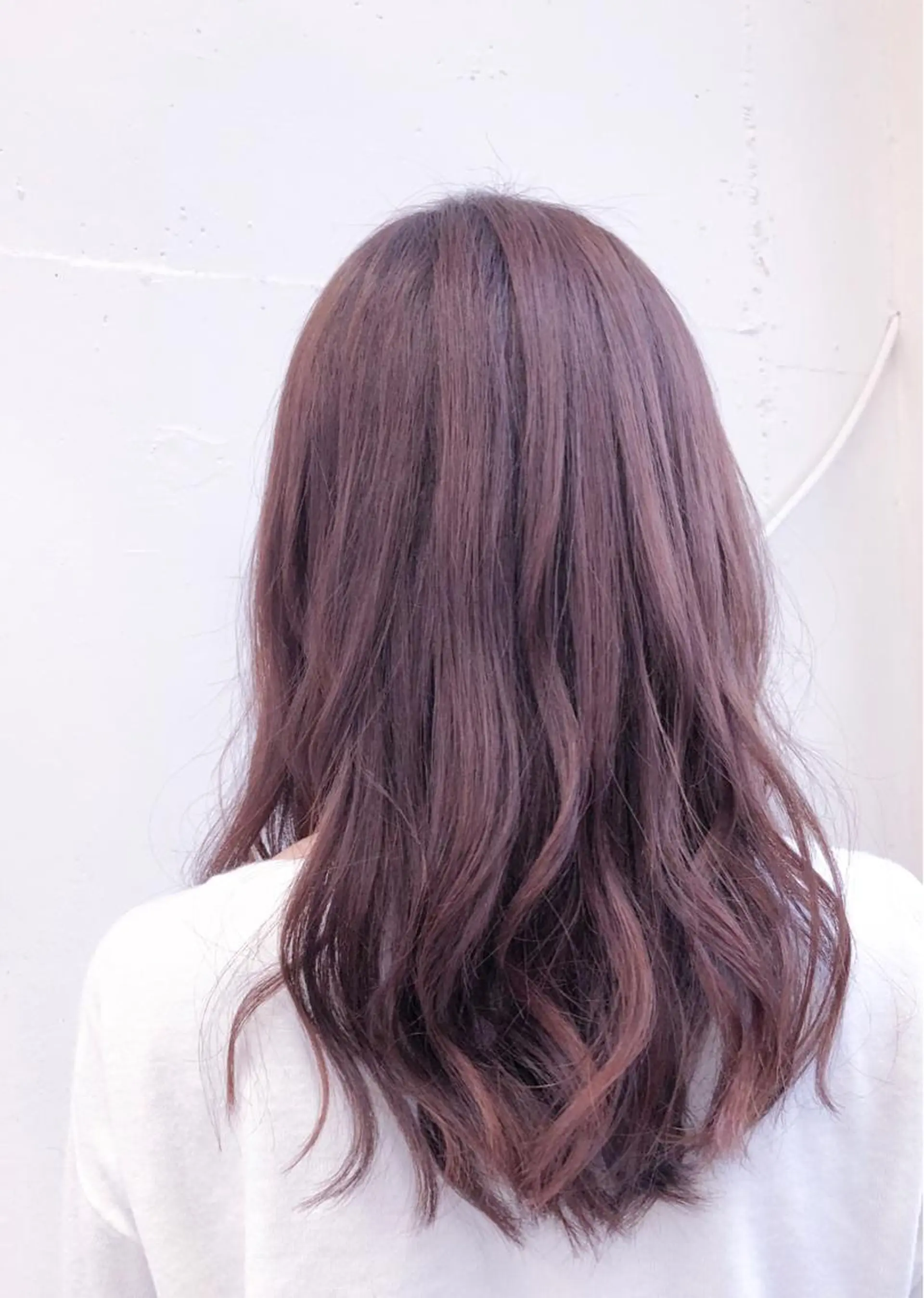 ロング カラー アッシュ ピンクカラー ピンクアッシュ un所属・un 溝の口 伊豆本のマツエク・マツパデザイン