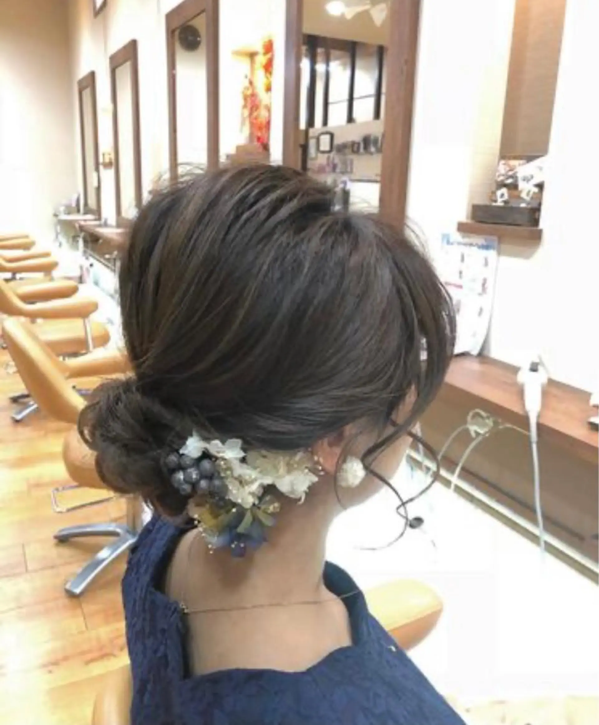 セミロング カラー パーマ ヘアアレンジ キッズ ネイル マツエク・マツパ ヘアセット hair  mode RITZ所属・★ 里奈★のヘアスタイル