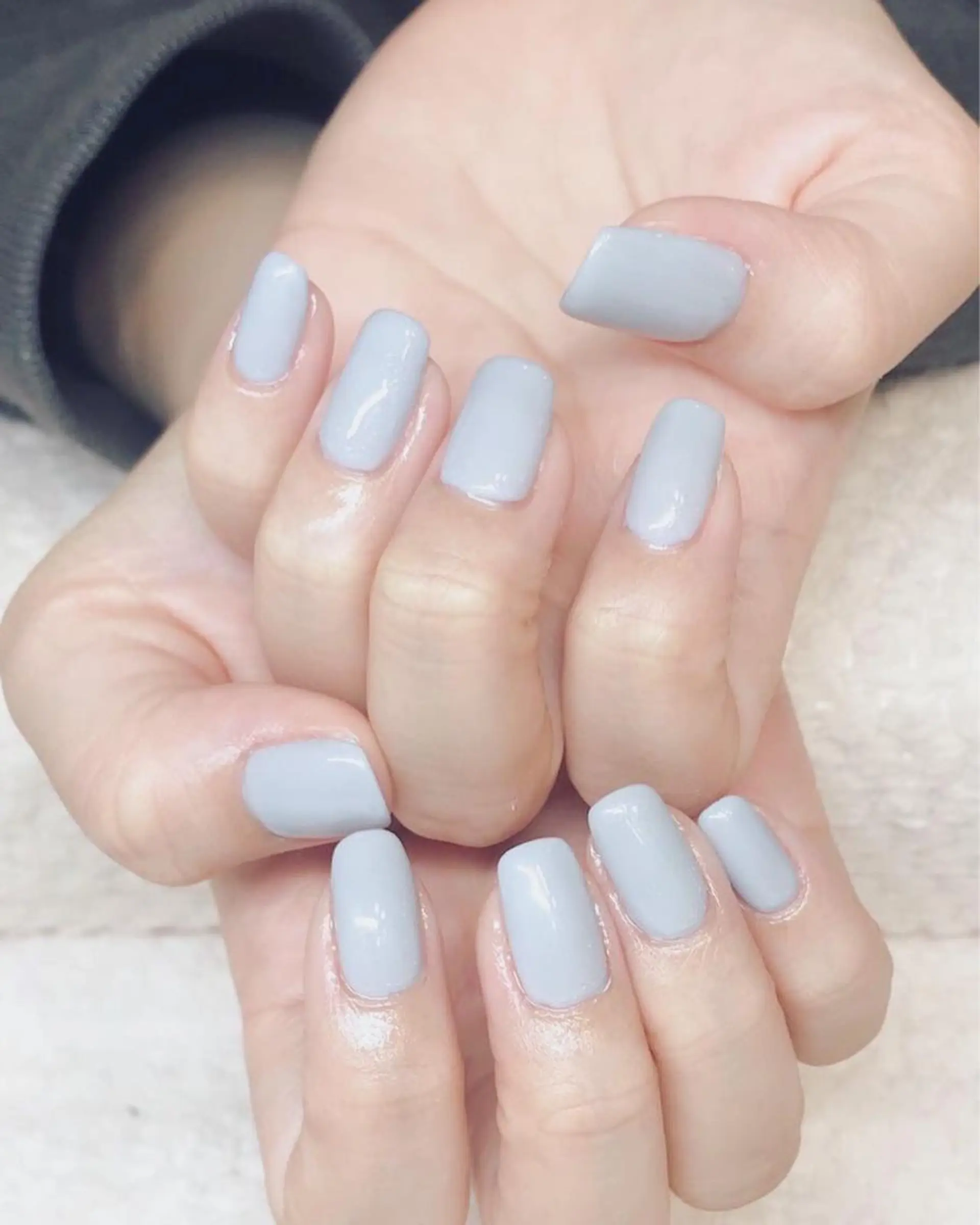 ネイル ジェルネイル オフィスネイル ワンカラーネイル シンプルネイル 春ネイル Nyanco Nailのネイルデザイン