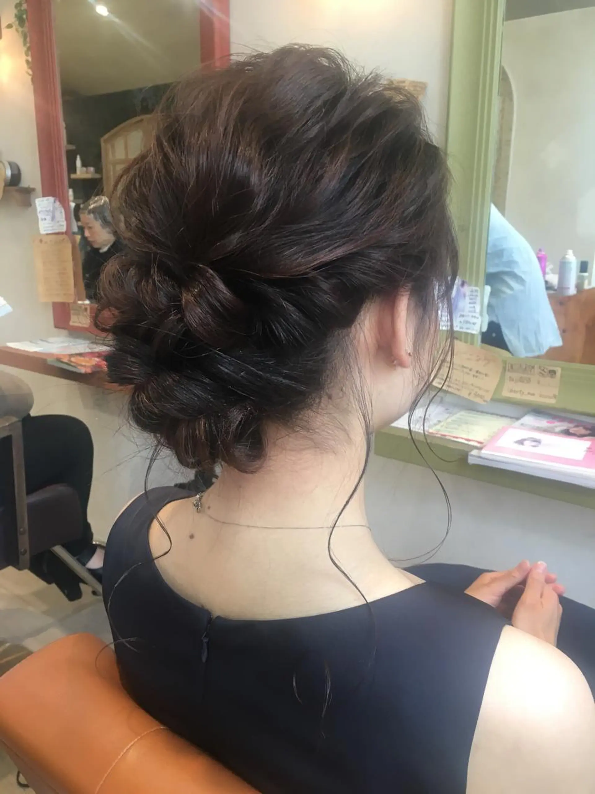 セミロング ヘアアレンジ nakahara madokaのヘアスタイル