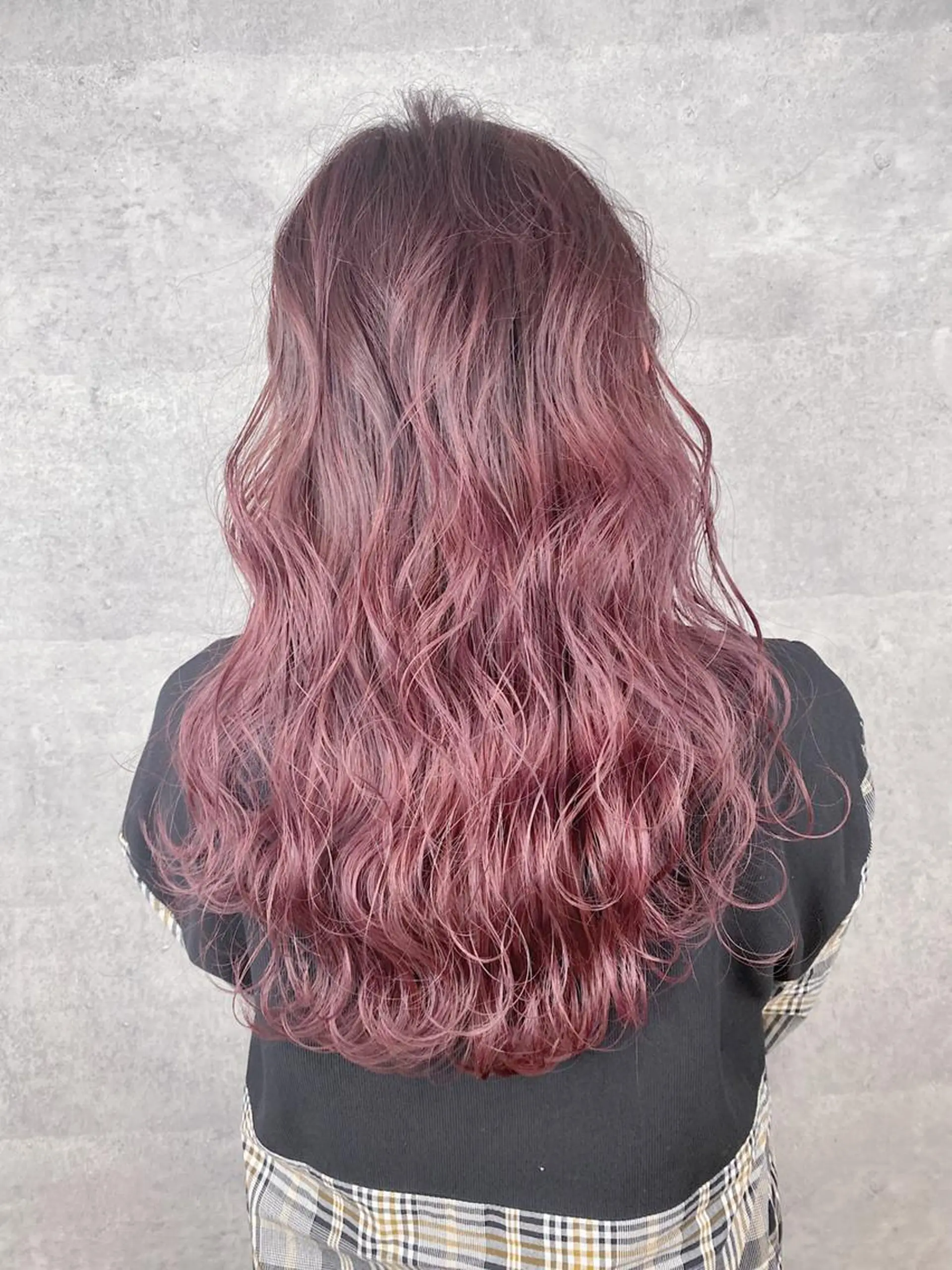 セミロング カラー _WHITE 天王寺のヘアスタイル