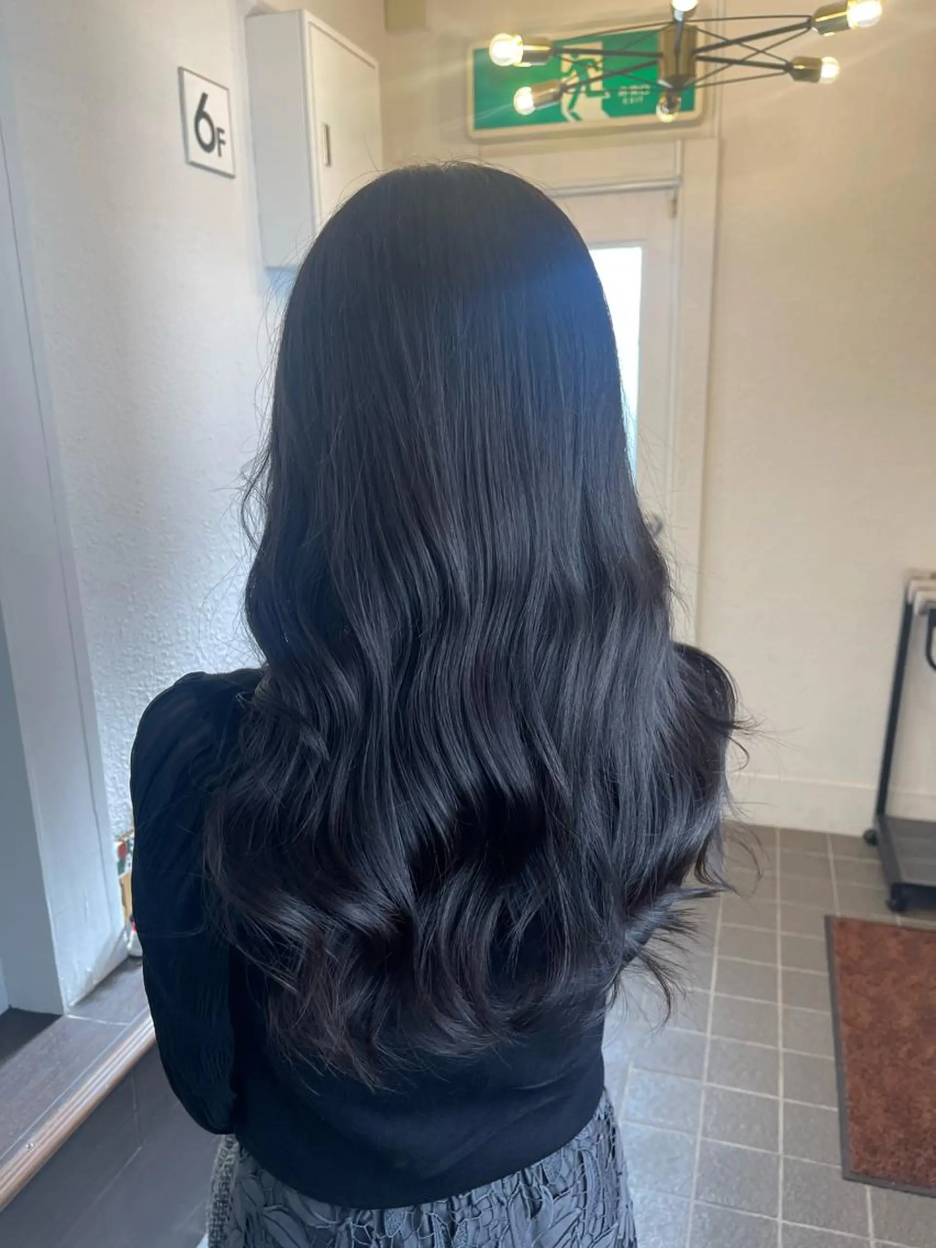 セミロング ヘアカラー トリートメント 難波 茜のヘアスタイル