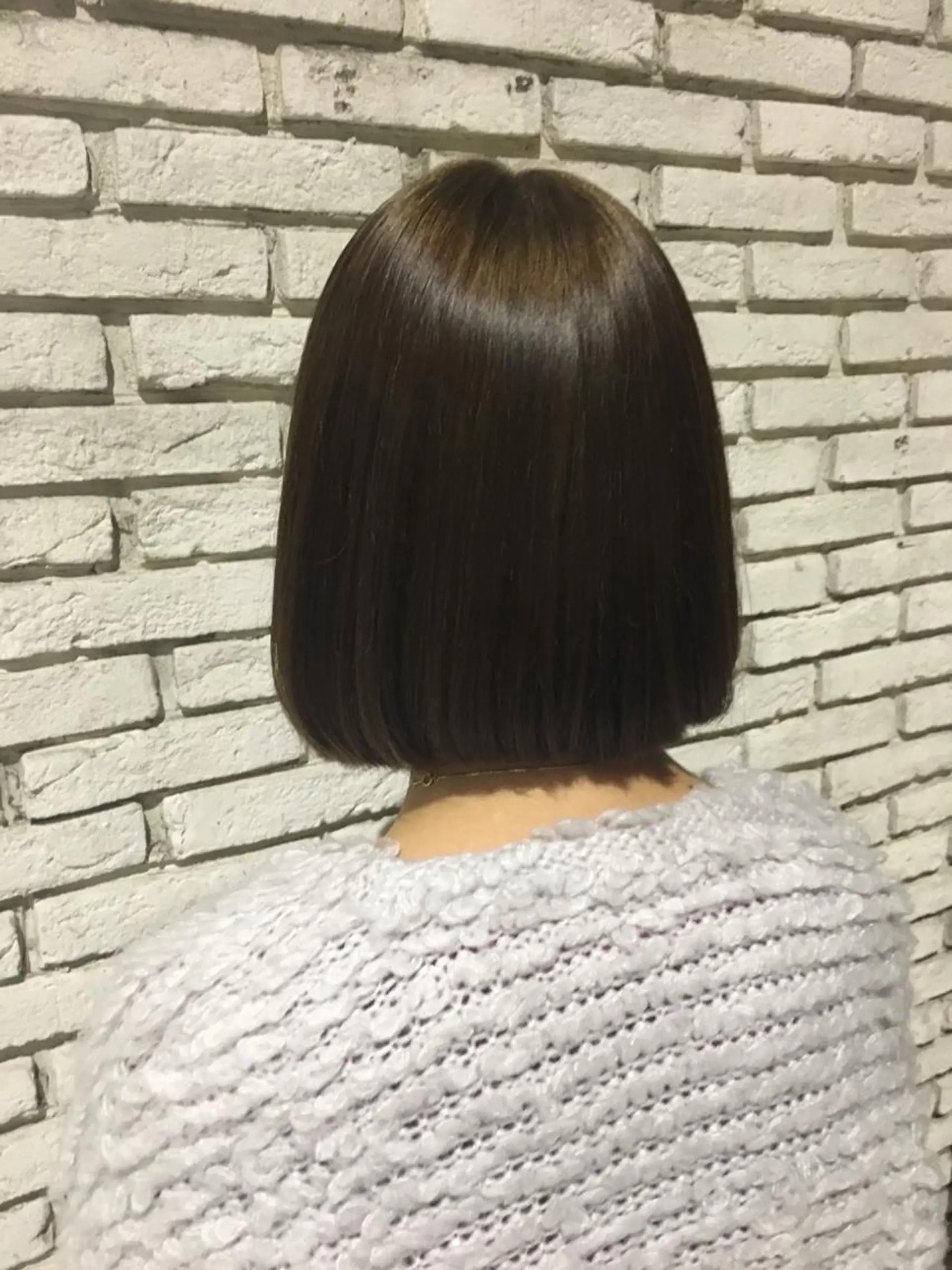 ショート カラー ボブ Lapel green所属・Lapelgreen 森町 / AOIのヘアスタイル