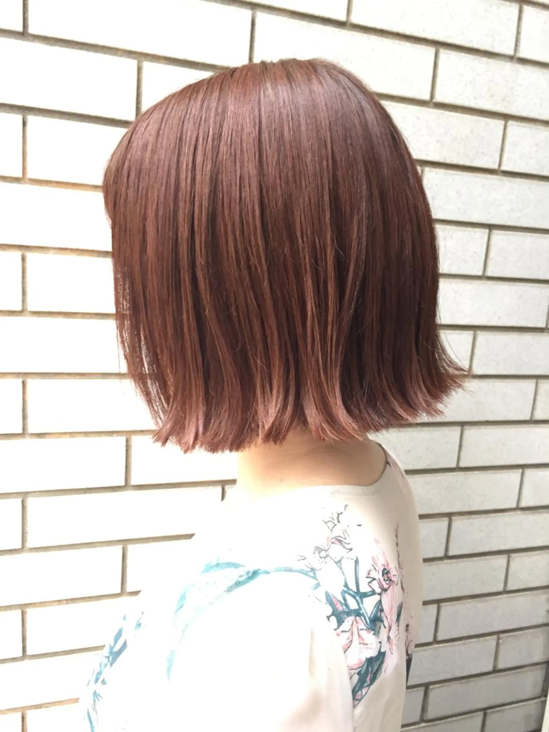 ミディアム カラー ベージュカラー 透明感カラー ヘアカラー ✂️小顔カット✂️ 山本有紀のヘアスタイル