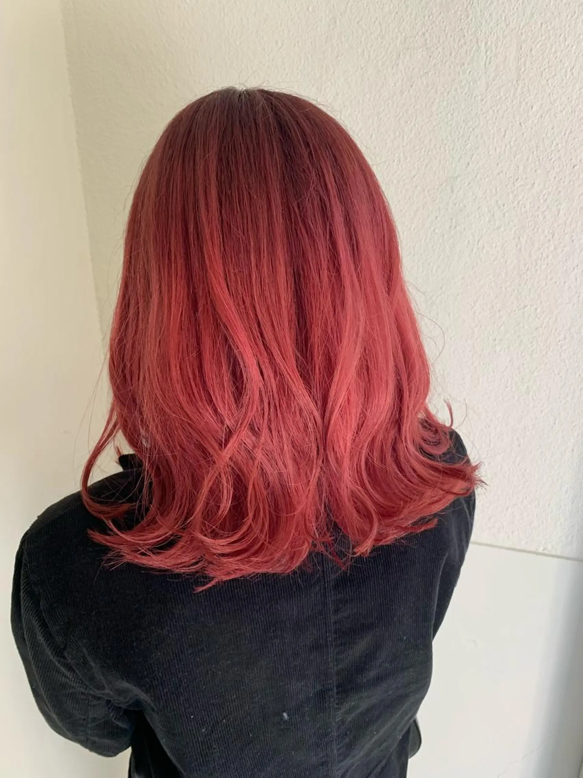 セミロング カラー 船津武俊 フナツタケトシのヘアスタイル