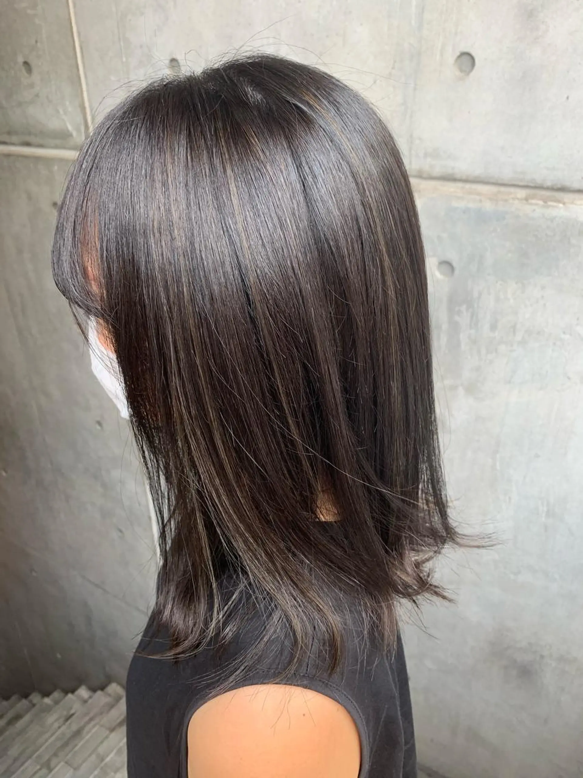 セミロング カラー ヘアアレンジ 髪質改善/縮毛/新宿 🫧SUZUKA🫧のヘアスタイル