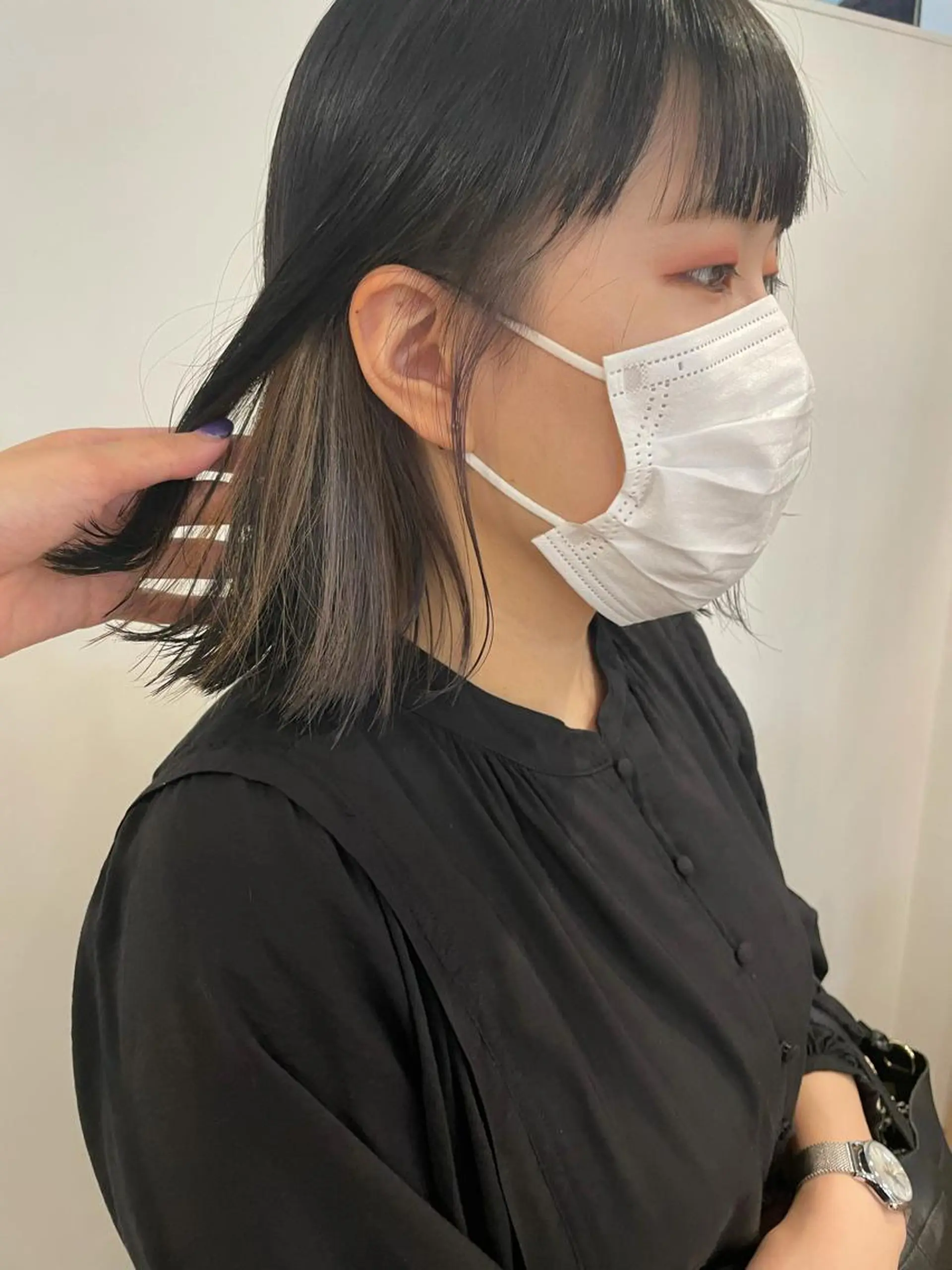 カラー 大迫 江梨のヘアスタイル