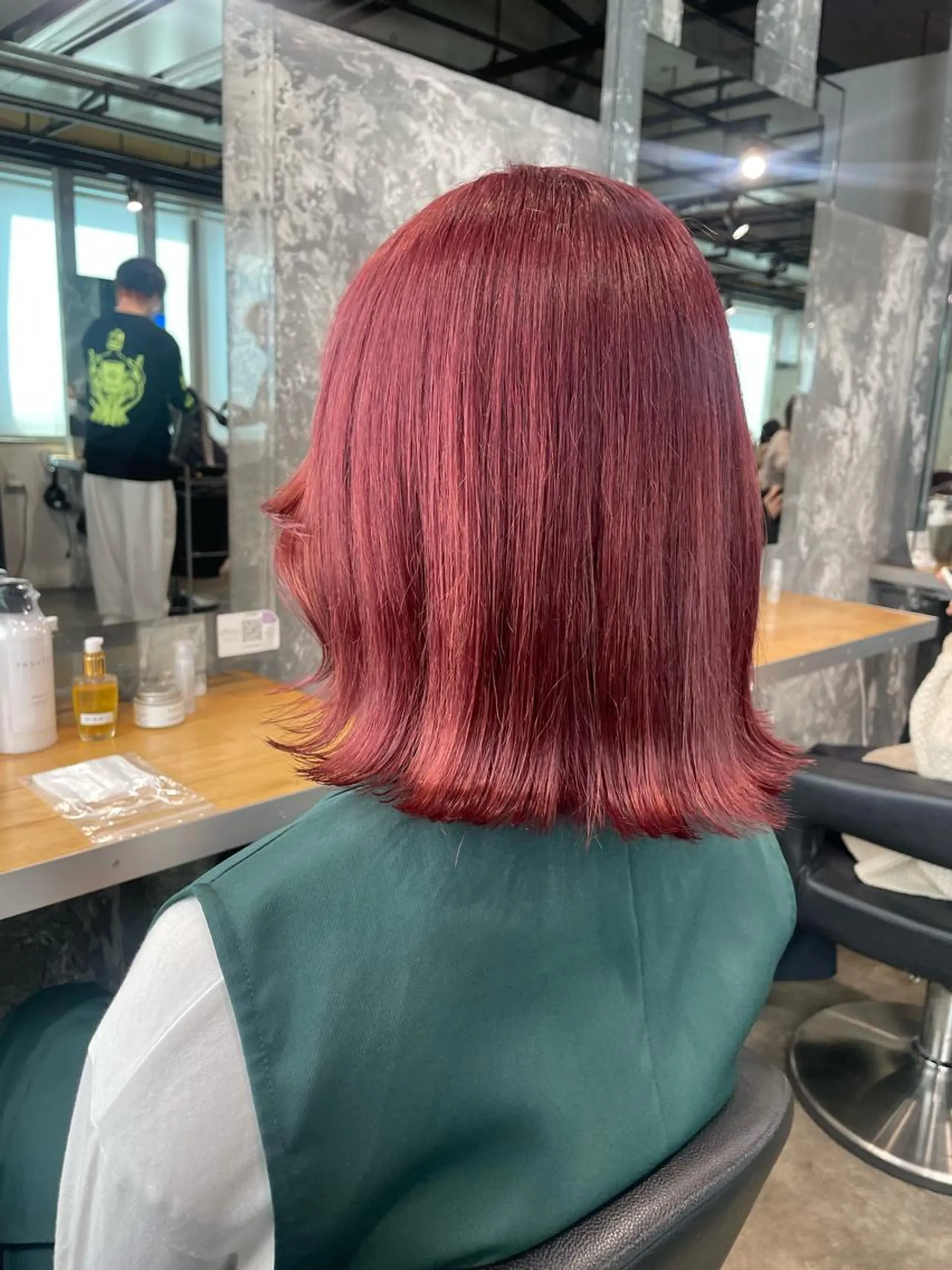 ショート カラー ピンクカラー alicetokyo 🦋宮葉🦋のマツエク・マツパデザイン