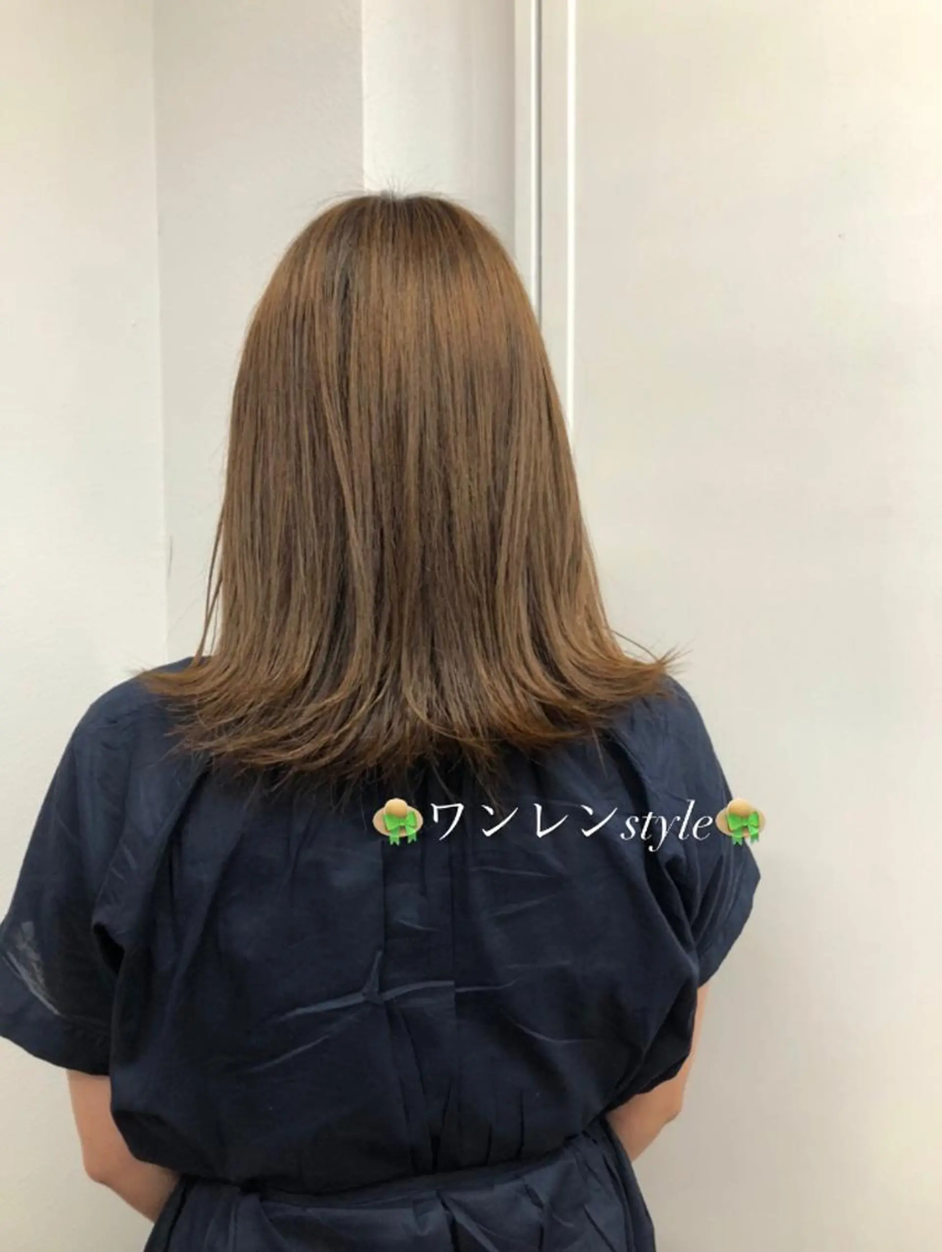 ミディアム ボブ 外ハネヘア レイヤーカット🎀 kanaのヘアスタイル
