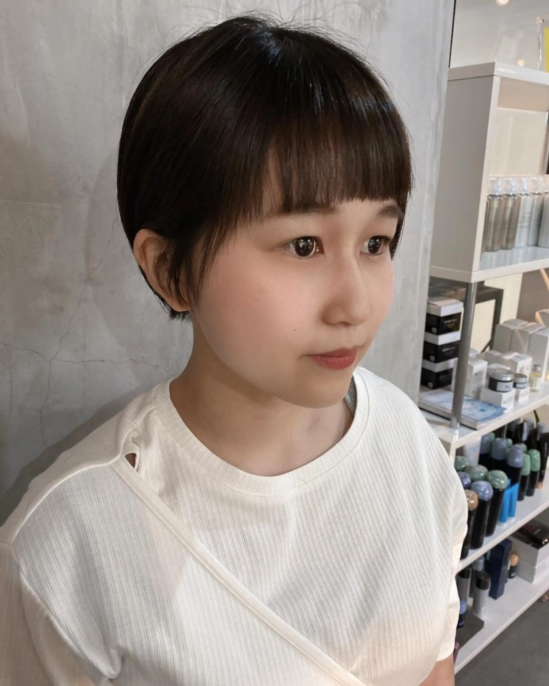 ショート カラー ヘアアレンジ stylist/蛯谷 珠里のヘアスタイル