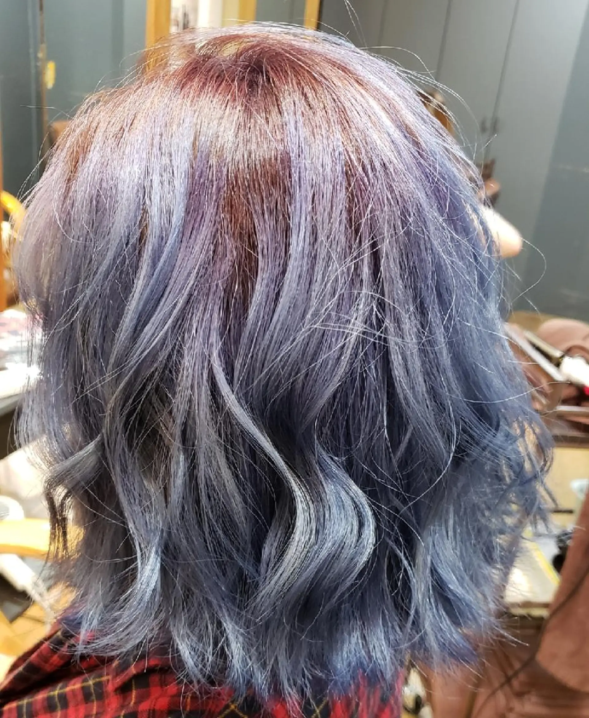 ミディアム カラー 長岡 健一のヘアスタイル