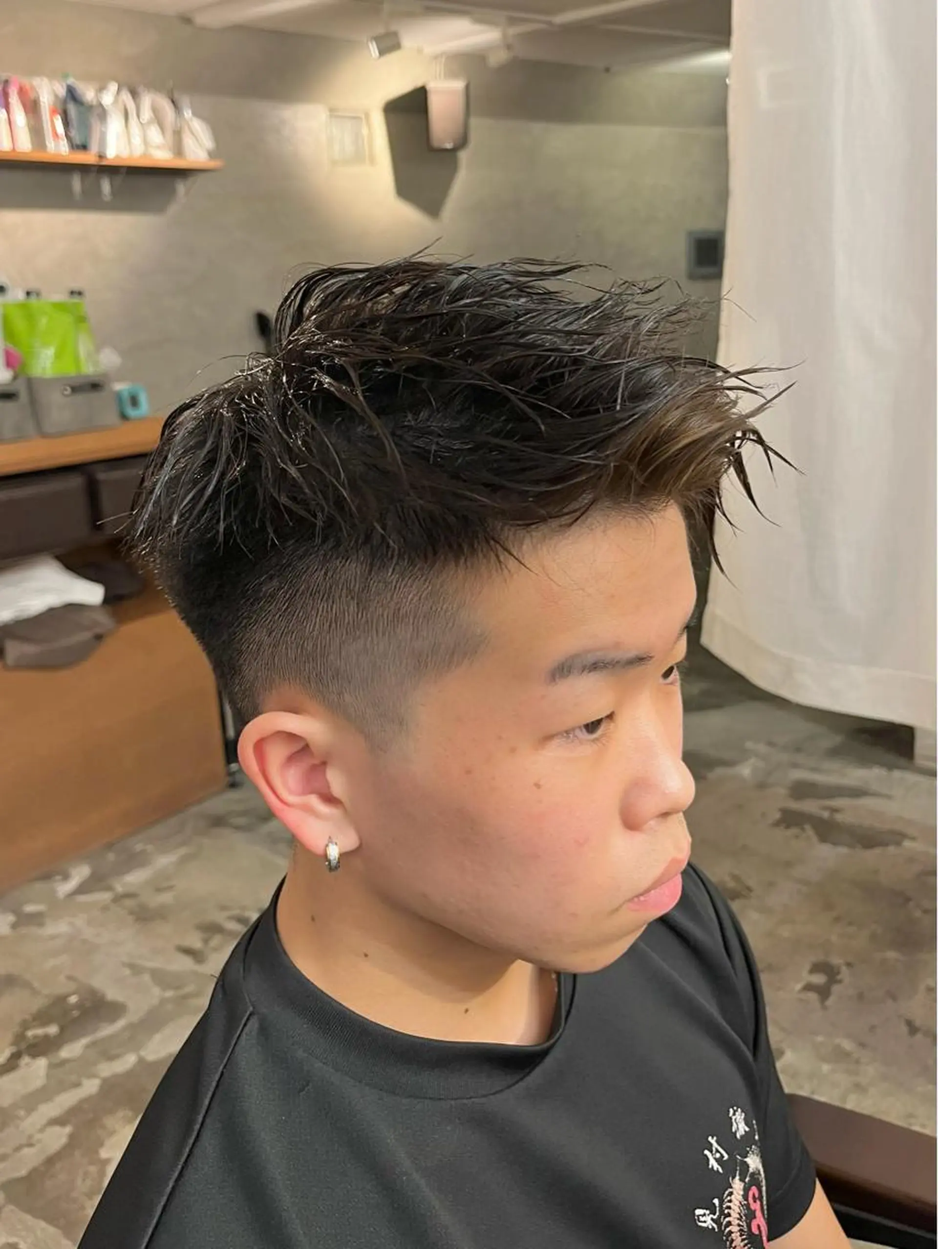 パーマ メンズ パーマ FUJINO RYOのヘアスタイル