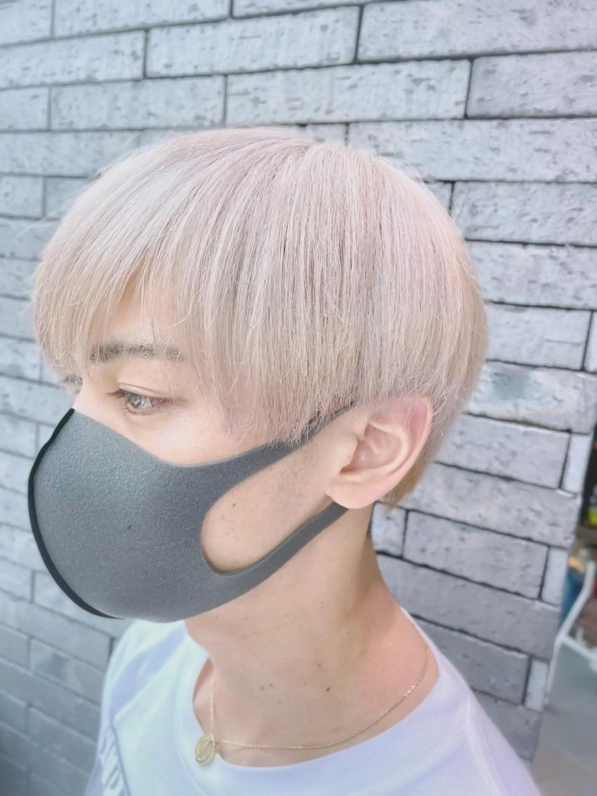 ミディアム カラー メンズ EMANON新宿南口所属・🦄中性ウルフ ☁️Shiori🦄のヘアスタイル