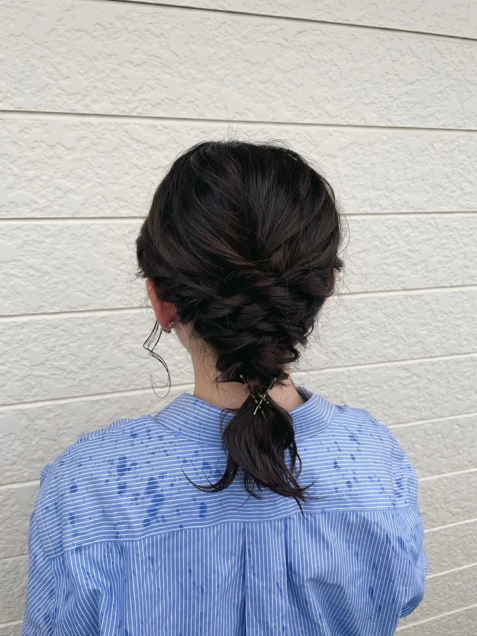 セミロング カラー ヘアアレンジ ヘアセット 小原 慧美のヘアスタイル