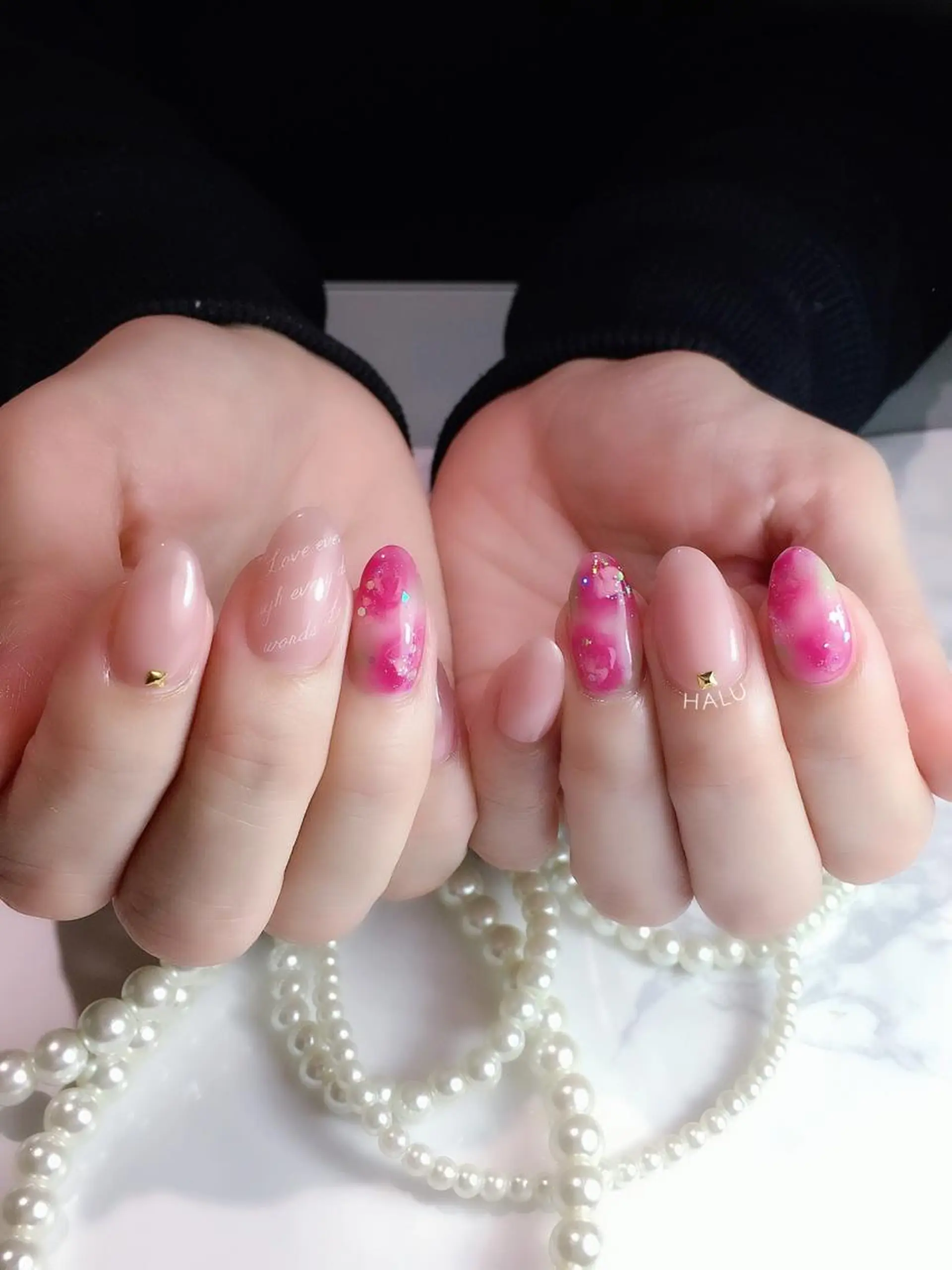 ネイル ニュアンスネイル HALU ハルのネイルデザイン