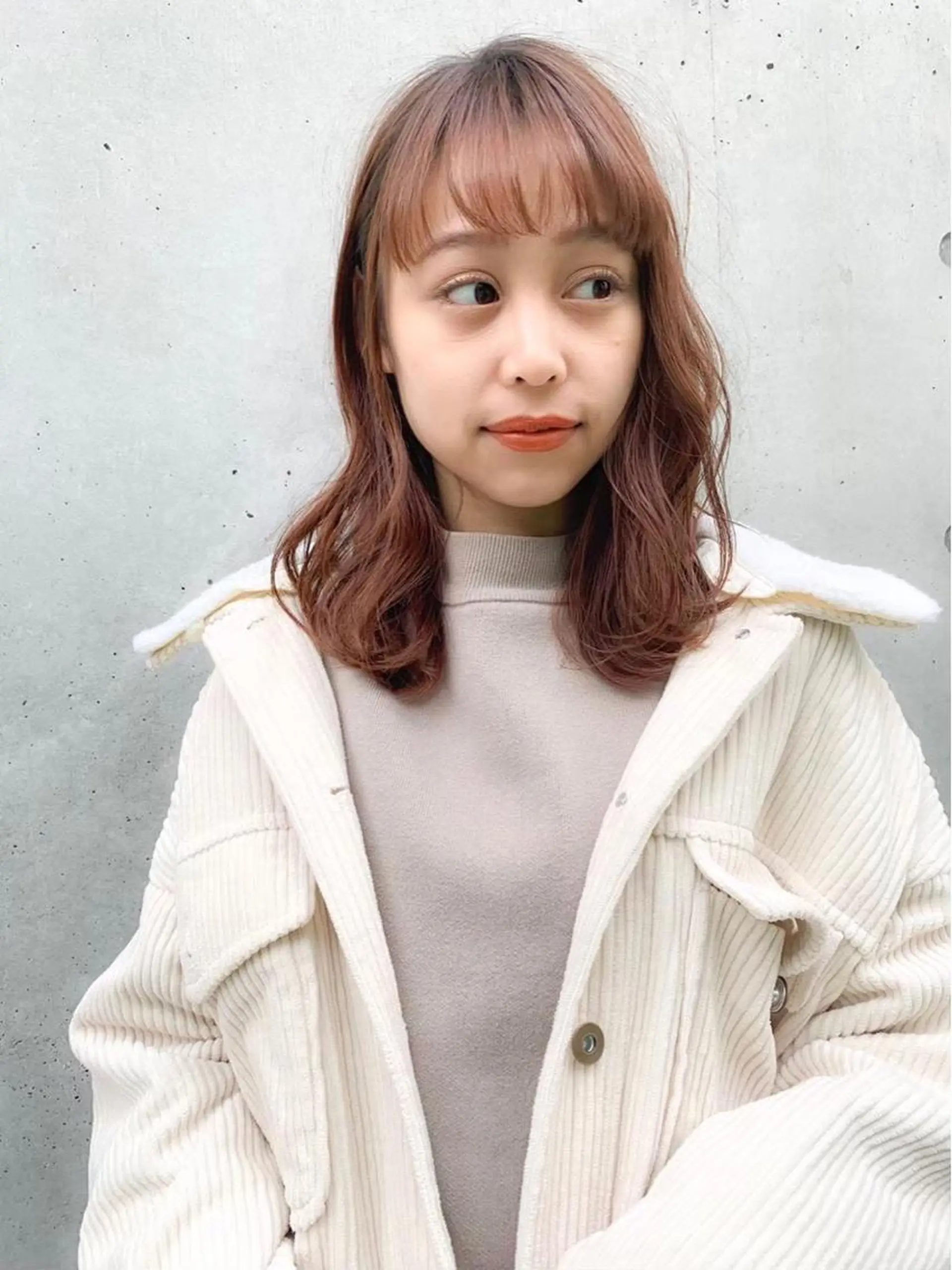 ミディアム カラー 韓国艶カラー🇰🇷 DISCO💙のヘアスタイル