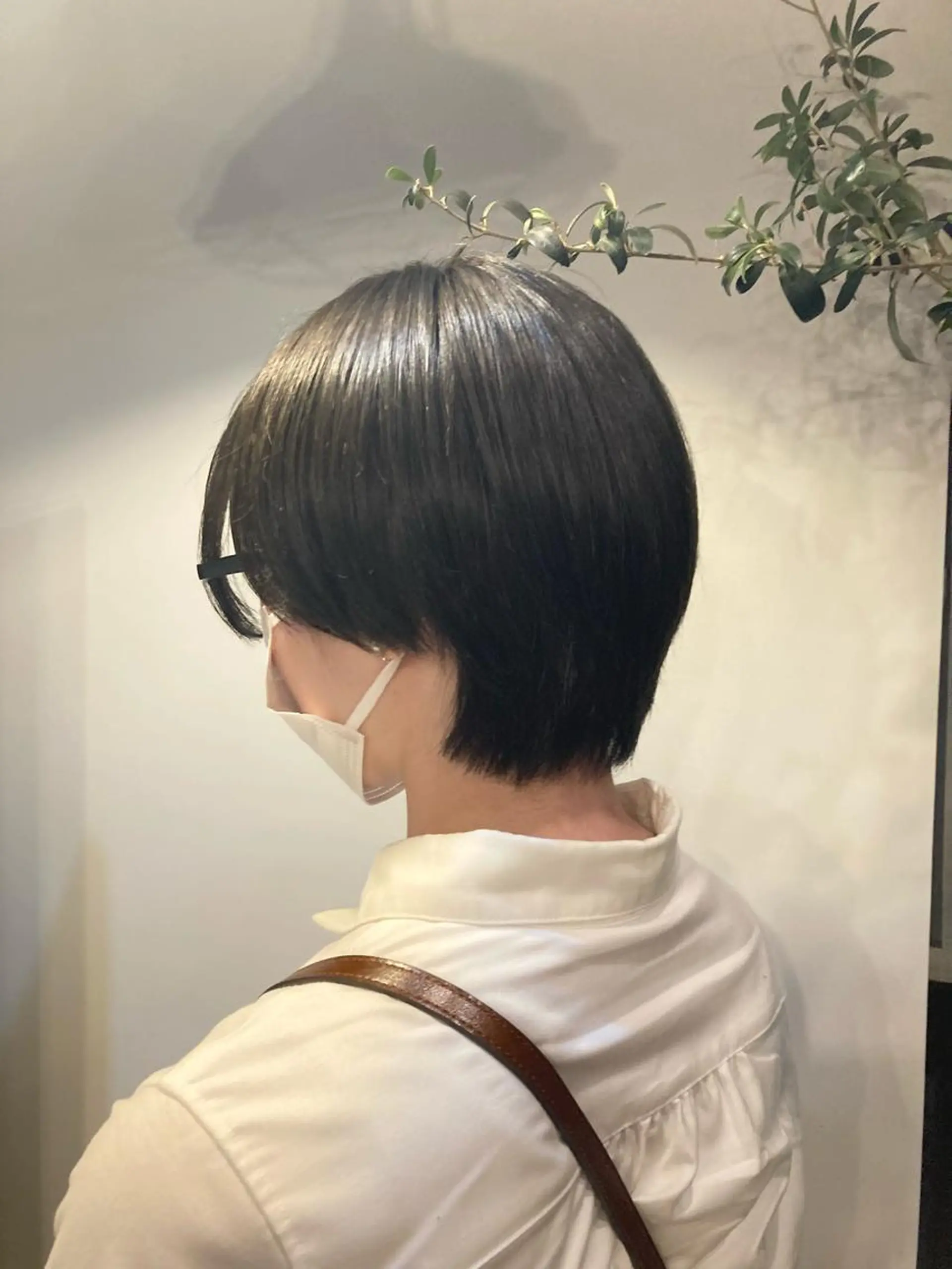 ショート カット ヘアカラー トリートメント ✨色持ちの良い艶 カラー✨蟹江真世のヘアスタイル