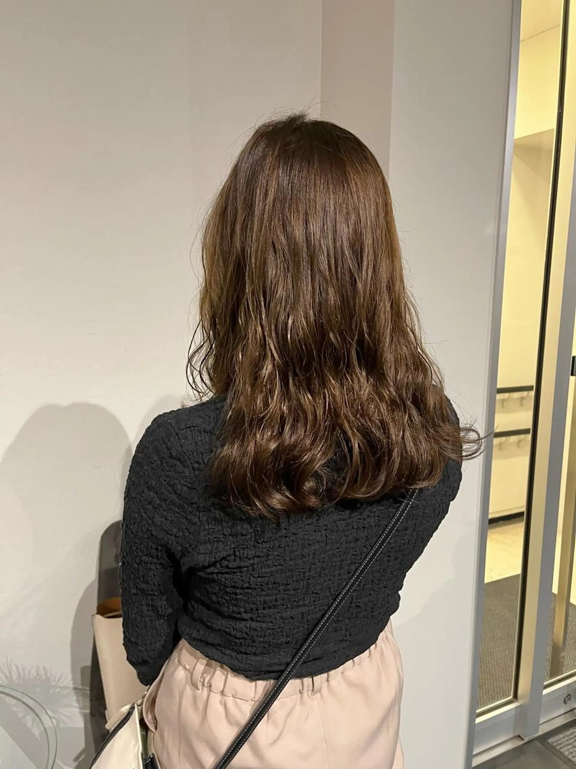 セミロング カラー セミロングパーマ ベージュカラー ブリーチ 透明感カラー イルミナカラー ヘアカラー トリートメント ショート/パーマ/ カラー/FUKOのヘアスタイル