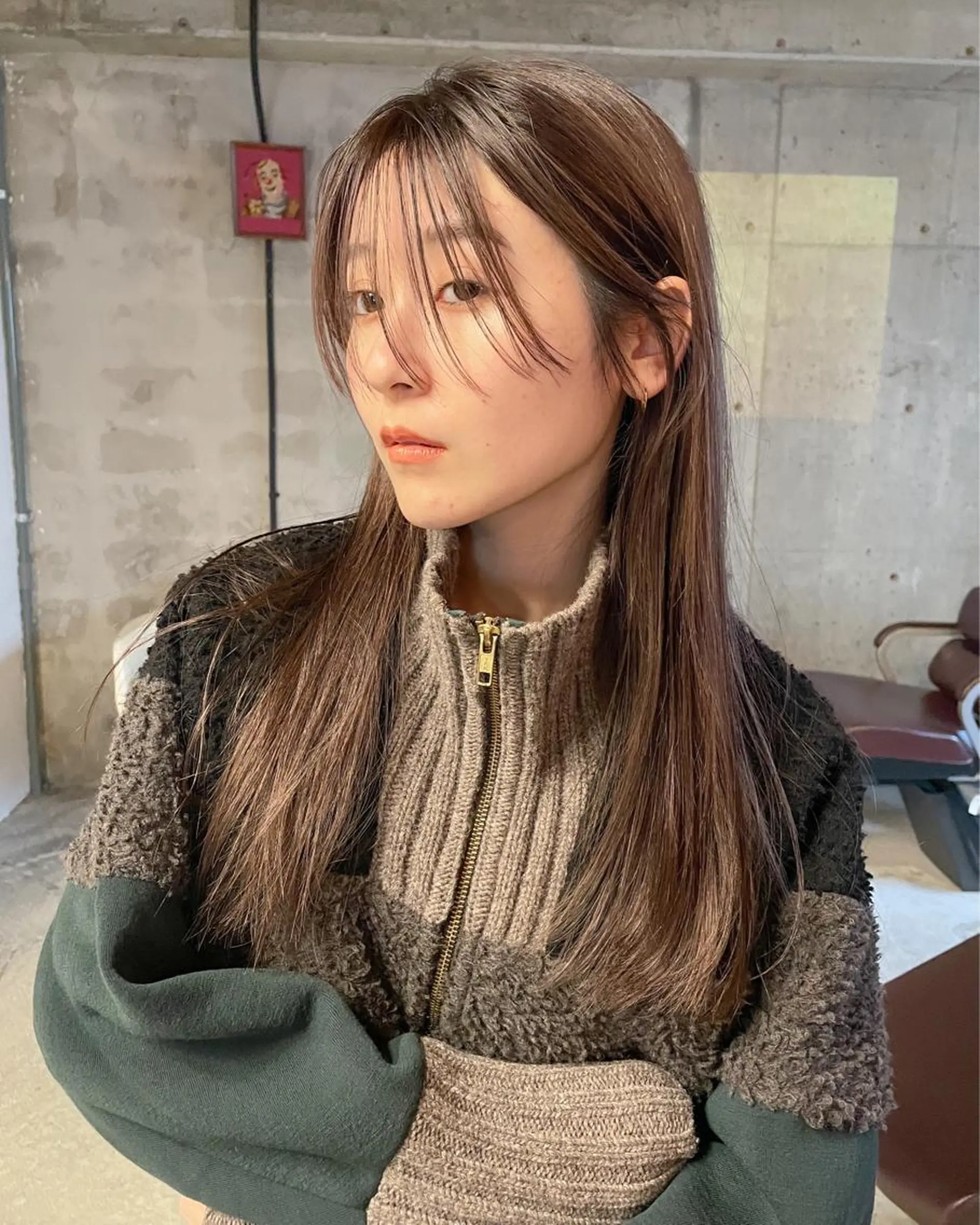 ロング カラー カット トリートメント パーマ/レイヤー 岩山丈一郎のヘアスタイル