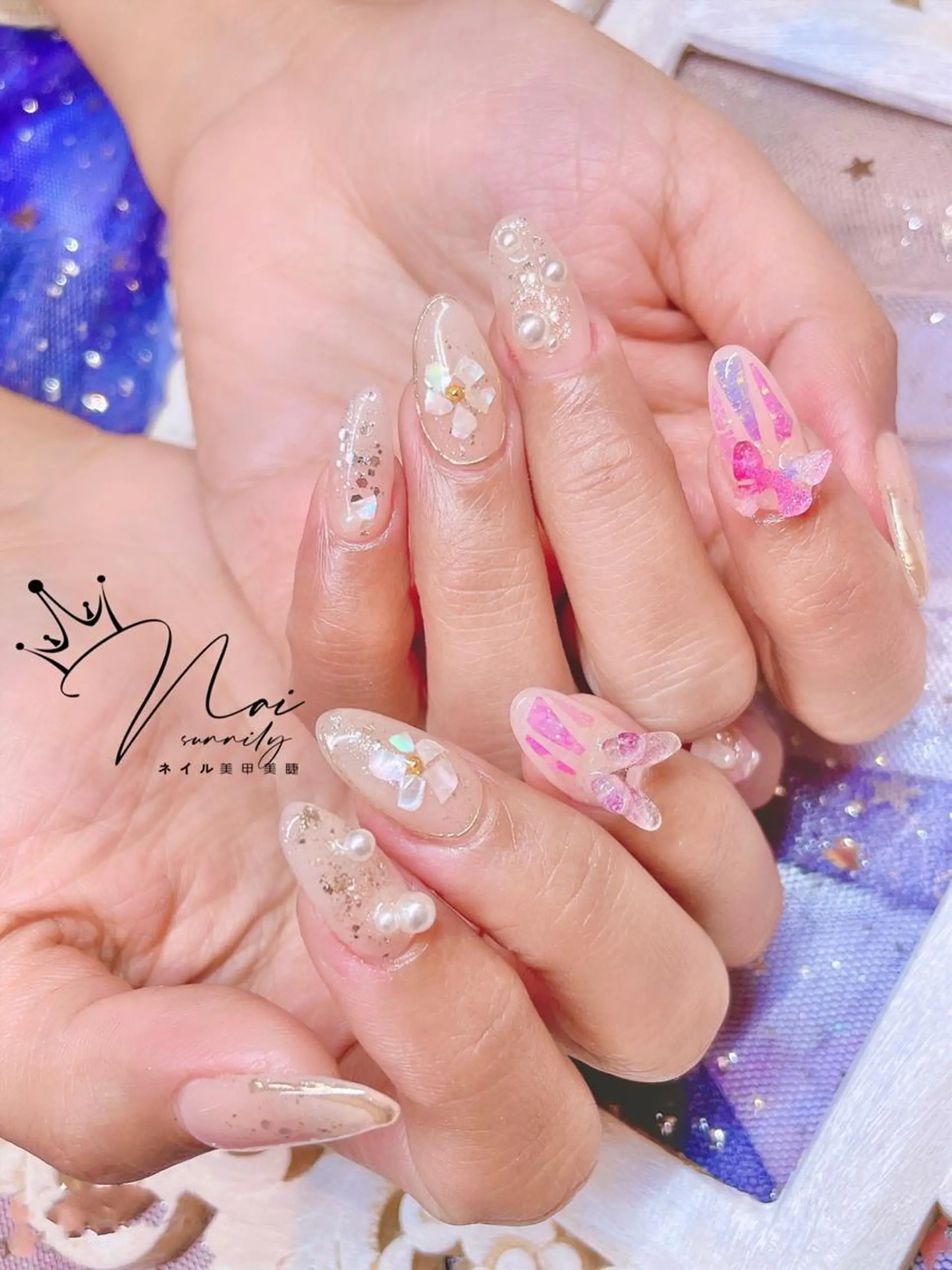 ネイル 長さだし専門店 M2　rikaのネイルデザイン