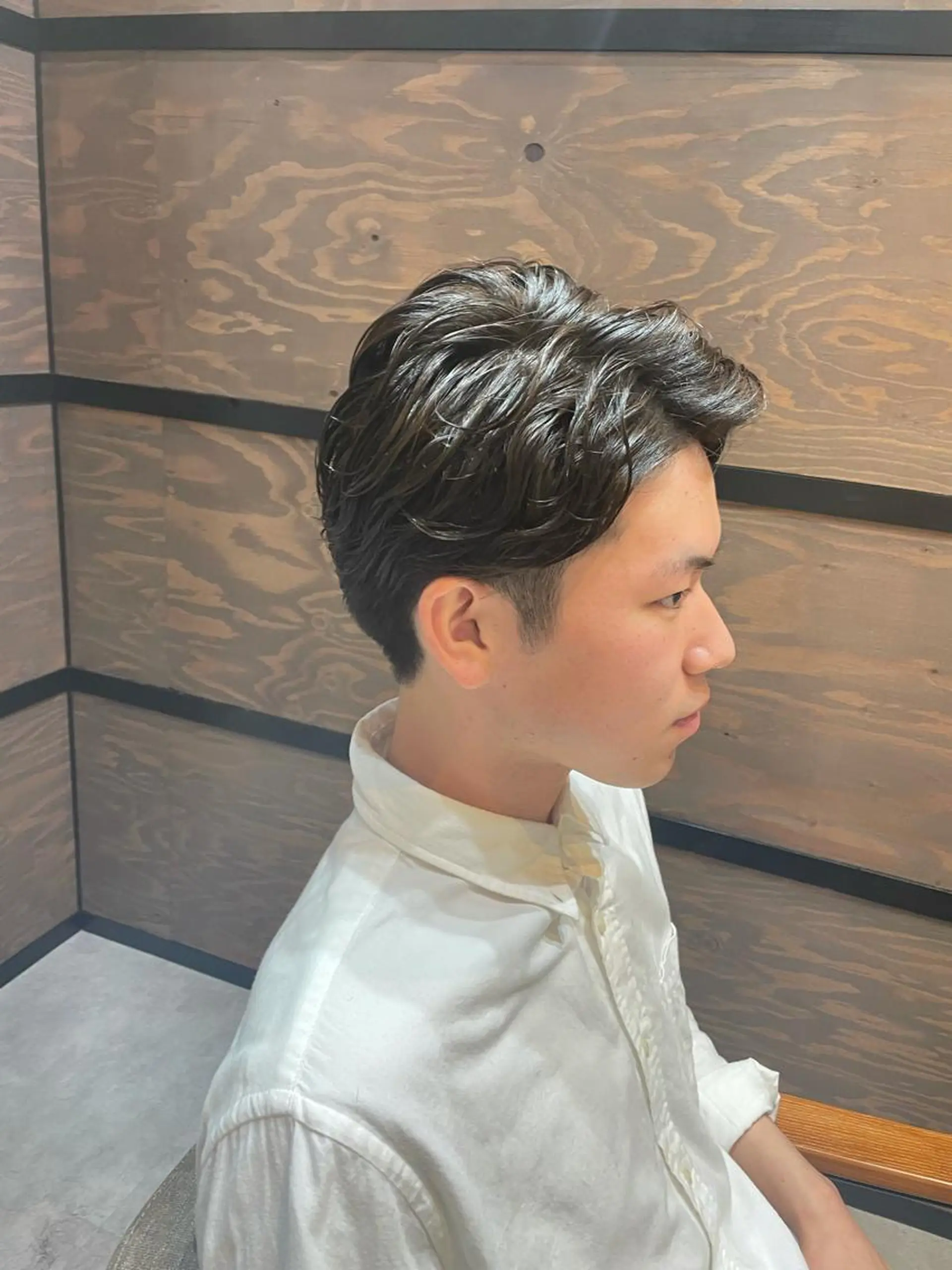 ショート パーマ メンズ 韓国レイヤー/髪質 改善/縮毛🤍吉田のヘアスタイル
