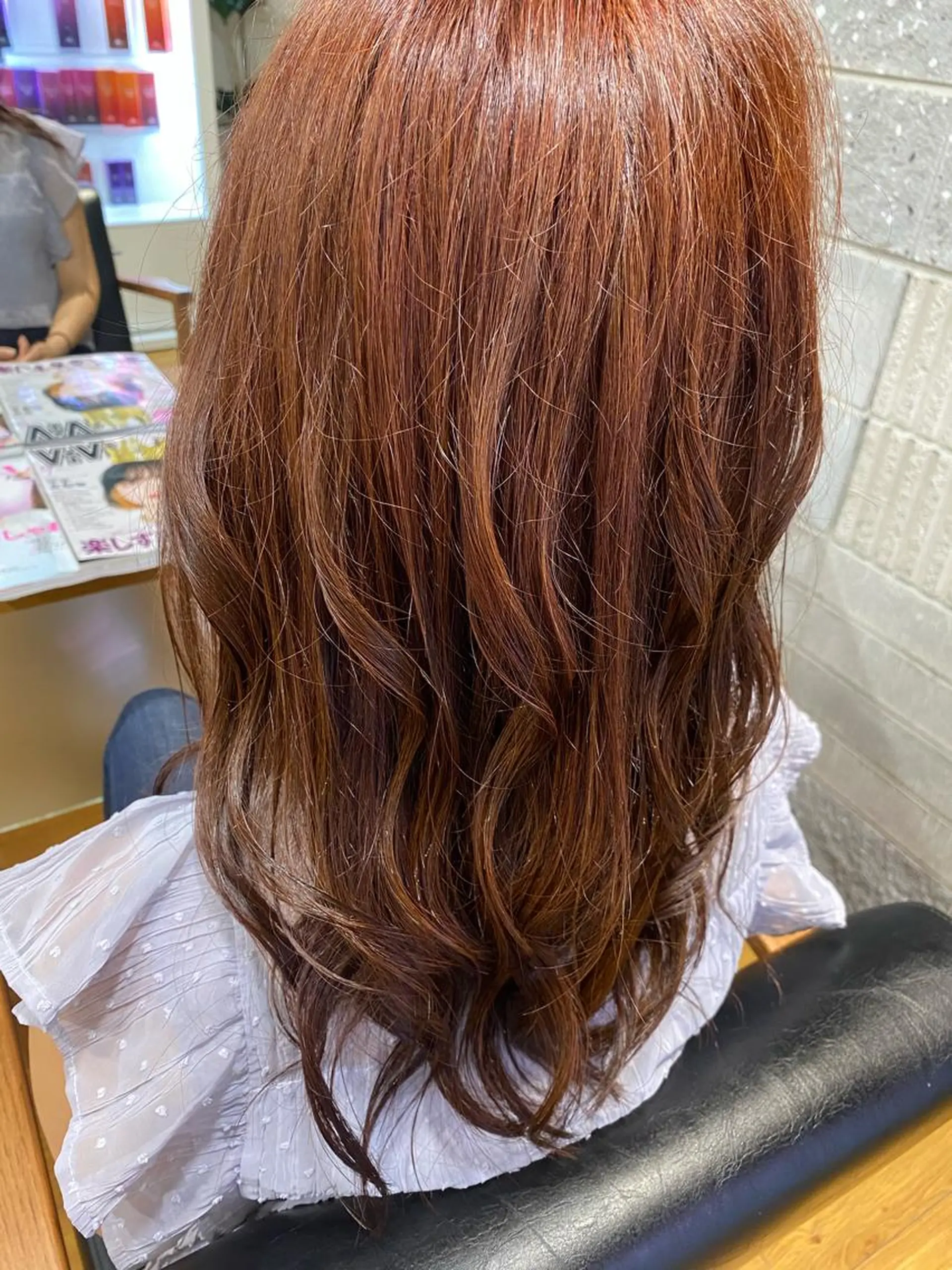 ミディアム カラー ヘアアレンジ ブラウンカラー 久米 治仁のヘアスタイル